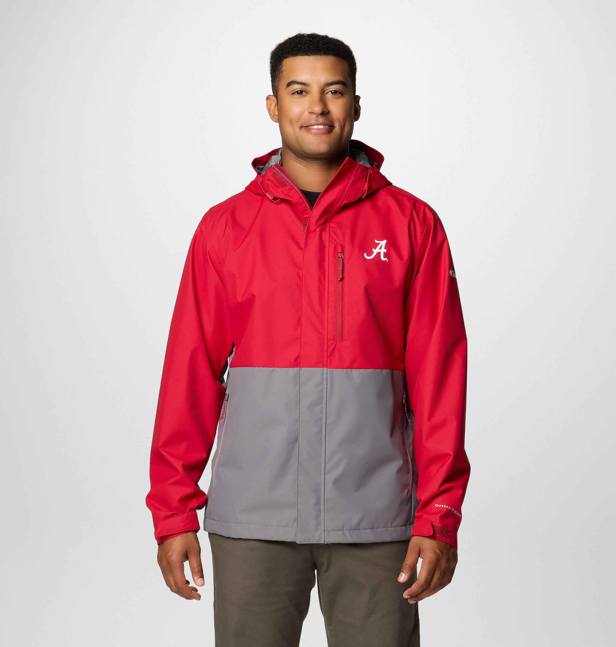 Columbia Mens Collegiate Field Bound Jacket - Tall - Alabama- Product Image