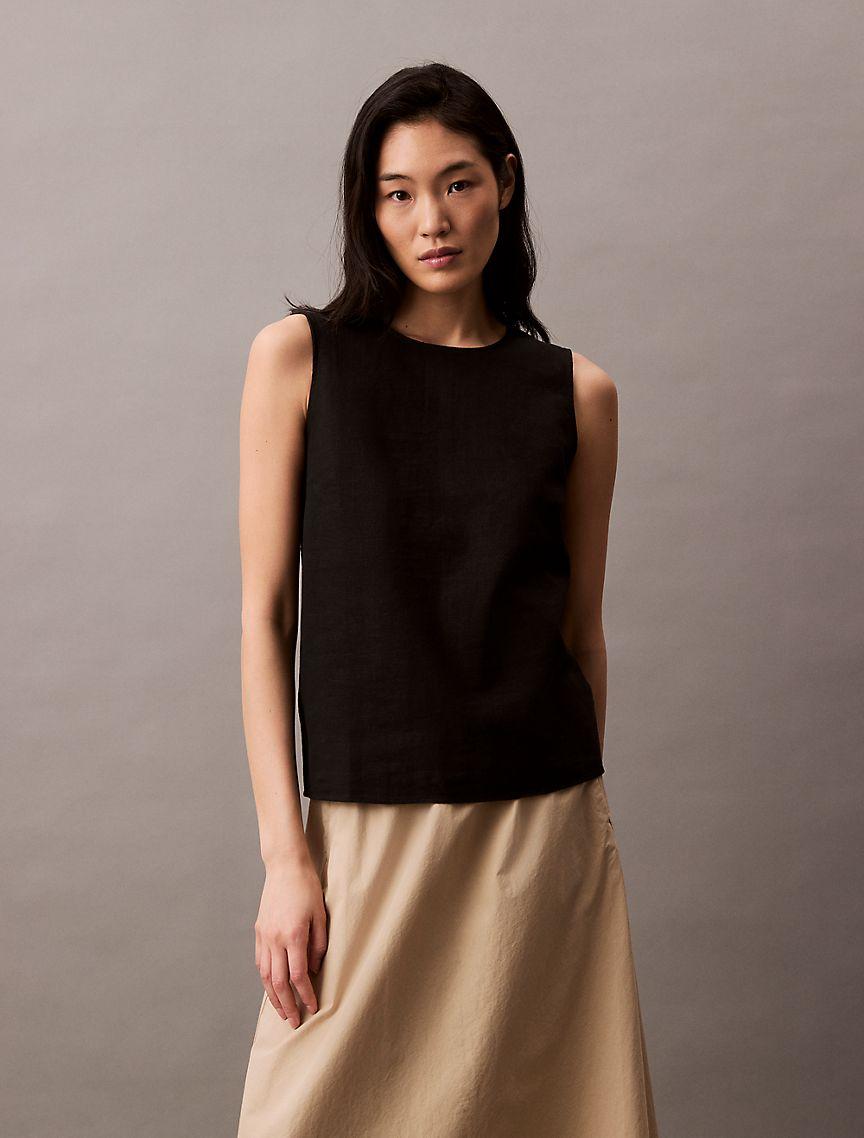 Linen Cotton Tank Top Product Image