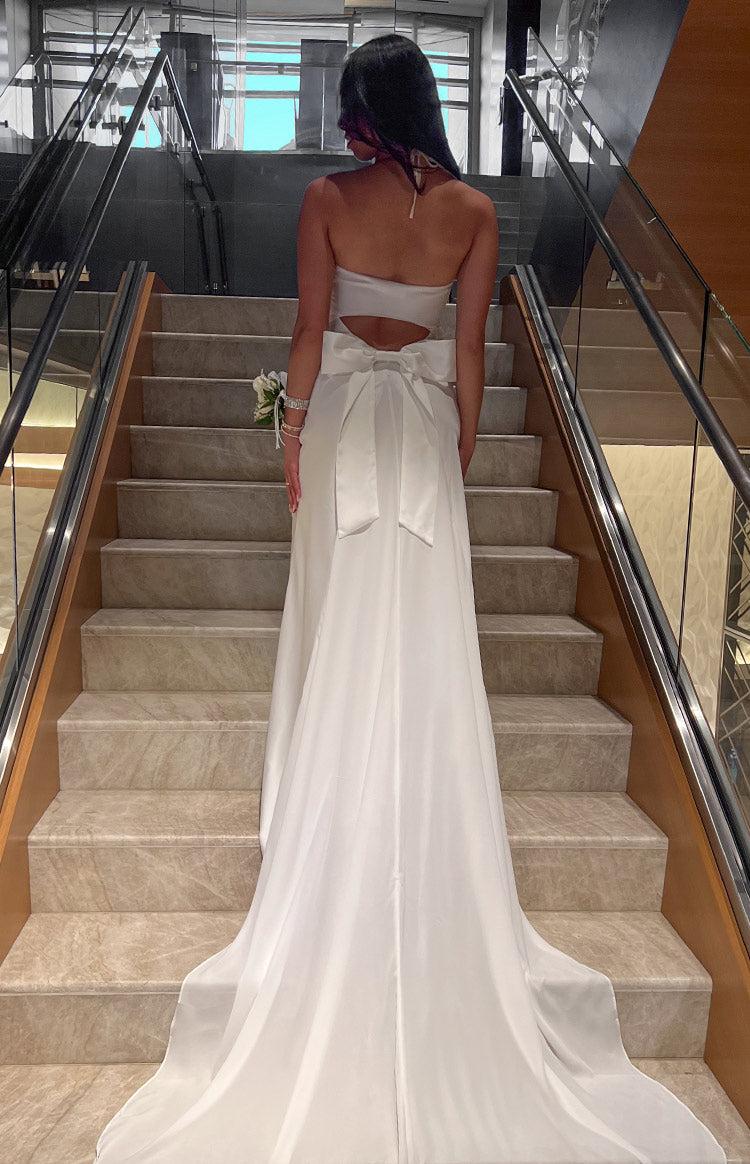 Nicole White Maxi Dress Product Image