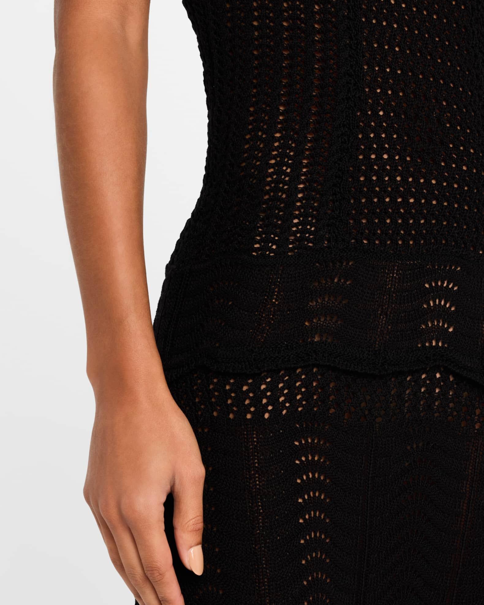 Crochet Scoop-Neck Tank Dress Product Image