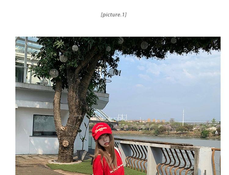 High Waist Plain Wide Leg Jorts Product Image