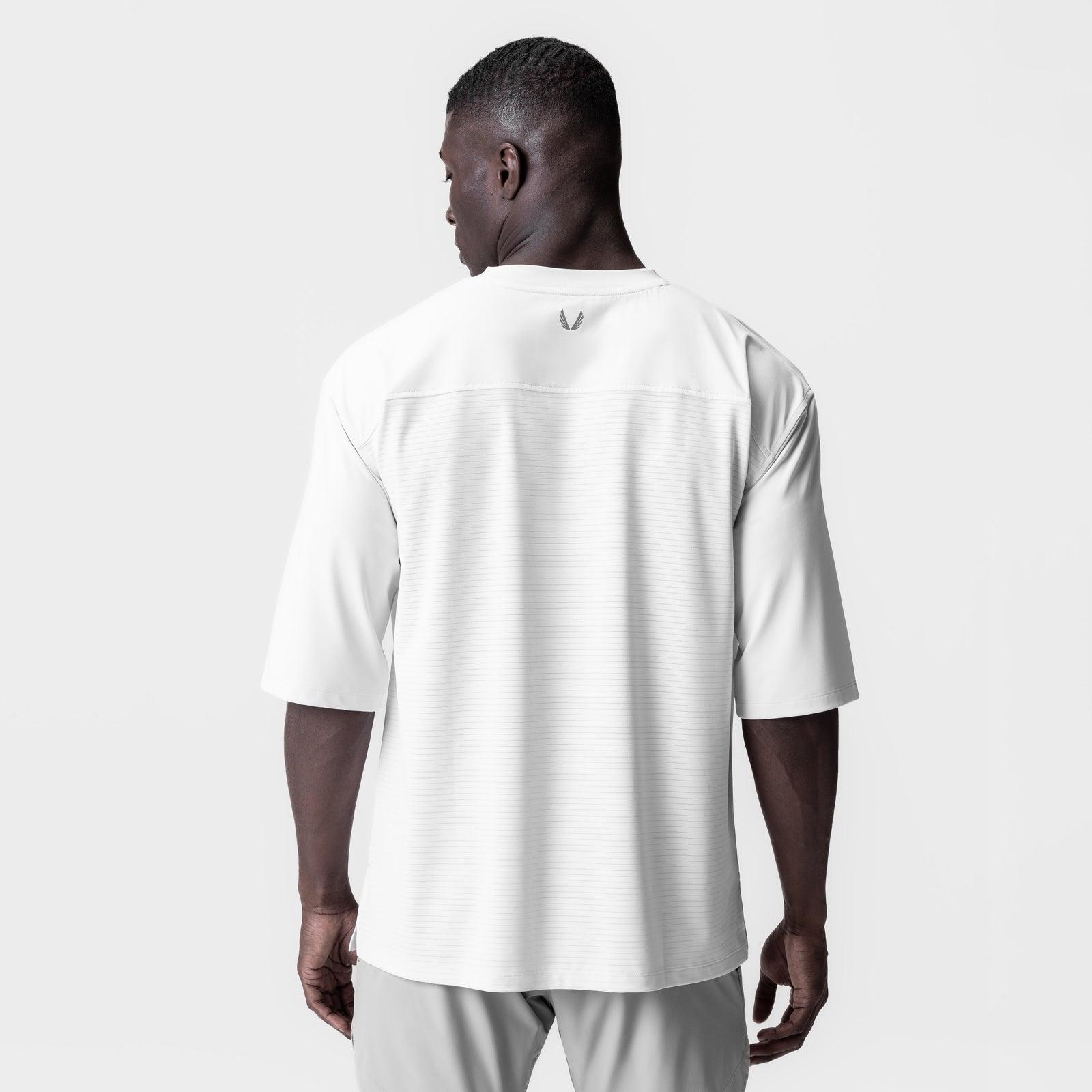 0841. 3D-Lite® 2.0 Lycra® 3/4-Sleeve Oversized Tee - White "OTWR" Product Image