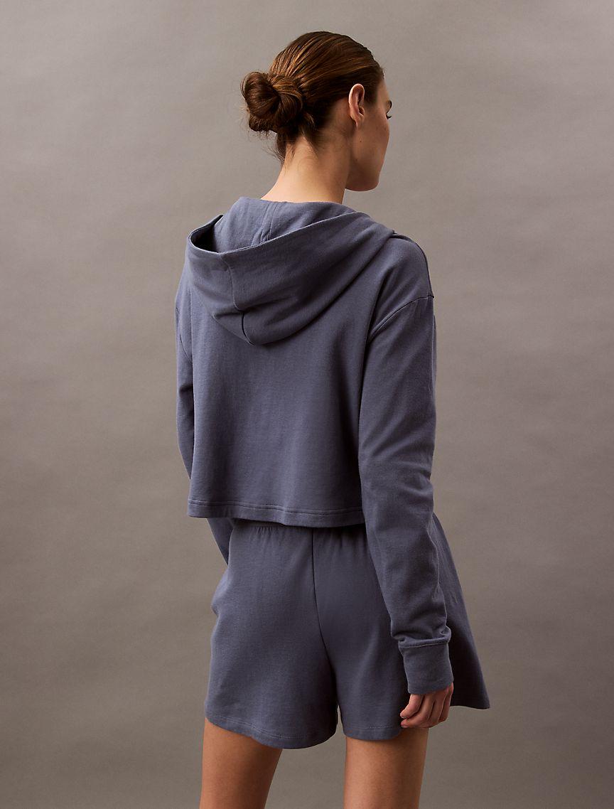 Icon Cotton Terry Zip Sleep Hoodie Product Image