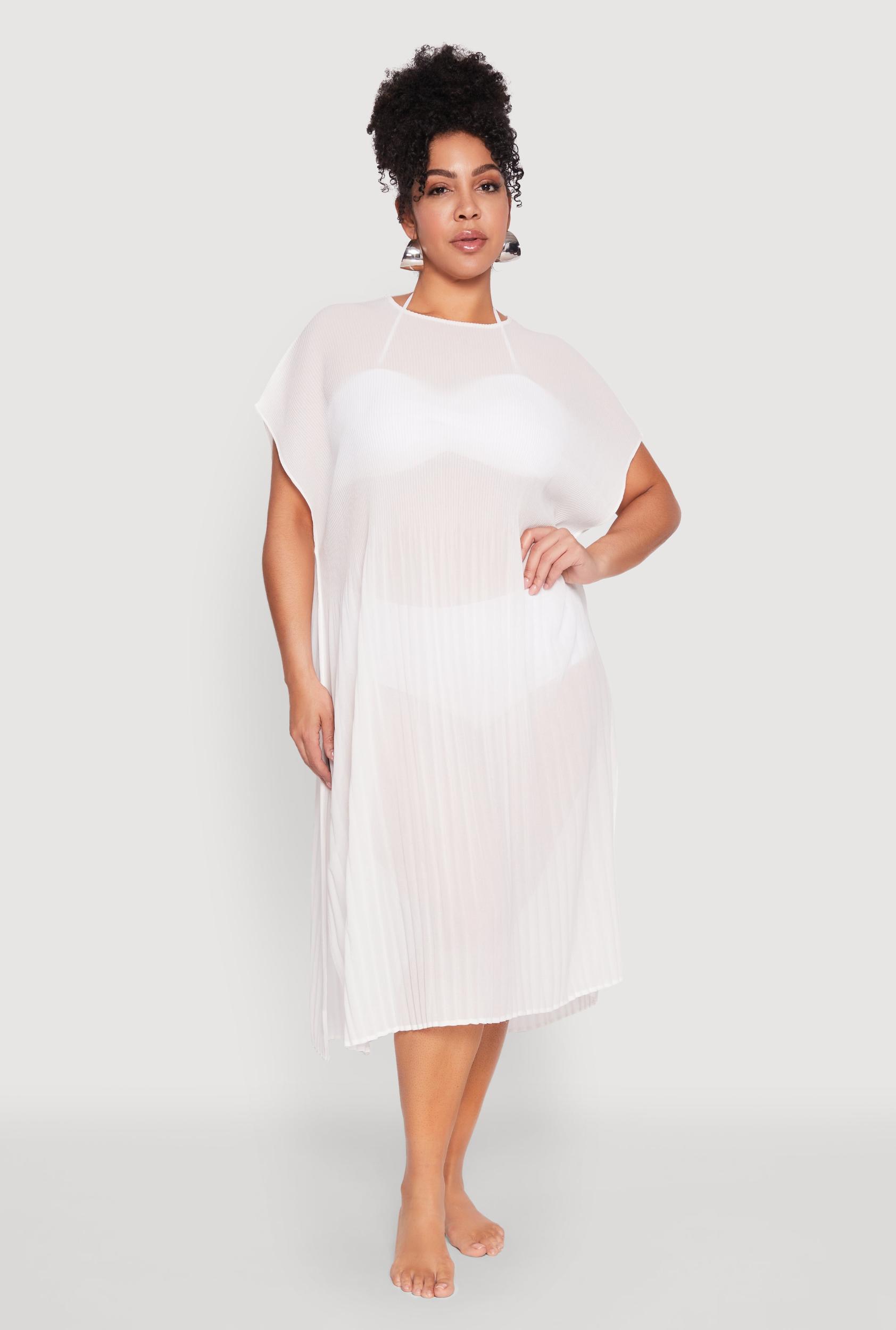 Plisse Swim Cover Up Female Product Image