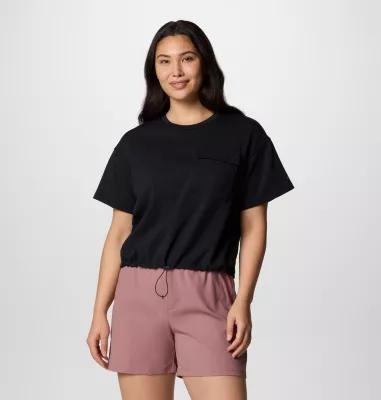 Columbia Womens Granite Point Knit Short Sleeve Shirt- Product Image