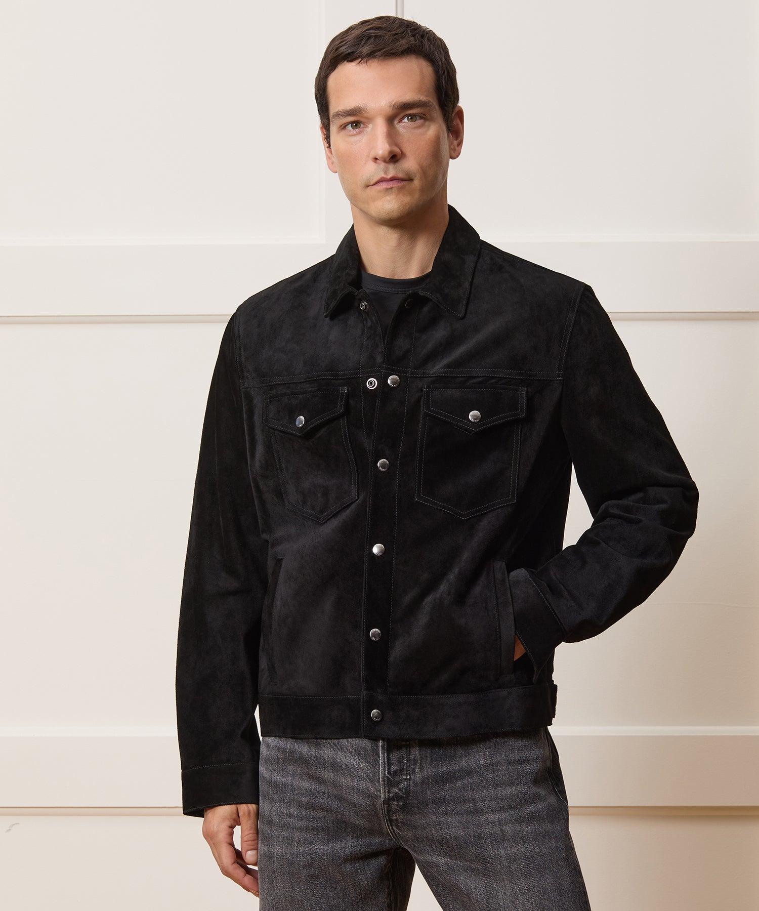 Italian Suede Dylan Jacket Product Image