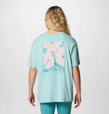 Columbia Women's Rolling Bend Graphic Oversized T-Shirt- Product Image