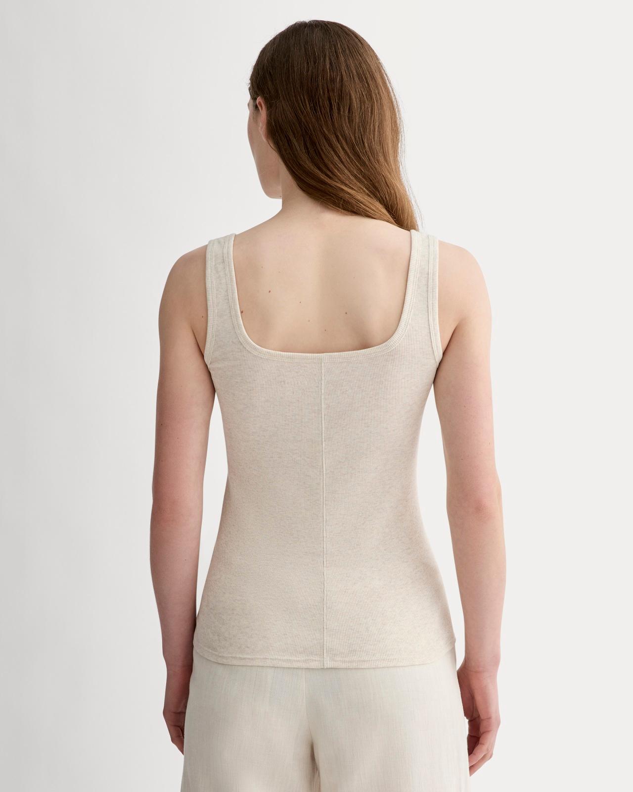 Womens Luxe RibSquare-Neck Tank by Everlane Product Image