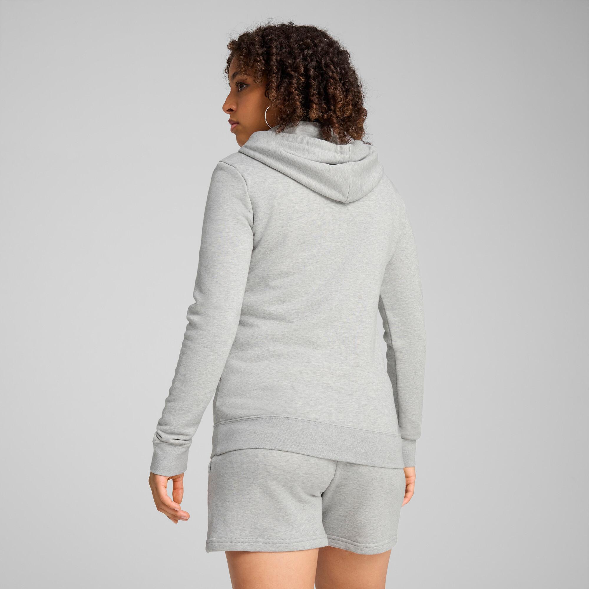 PUMA Essentials Logo Lab Women's Hoodie in Grey Product Image