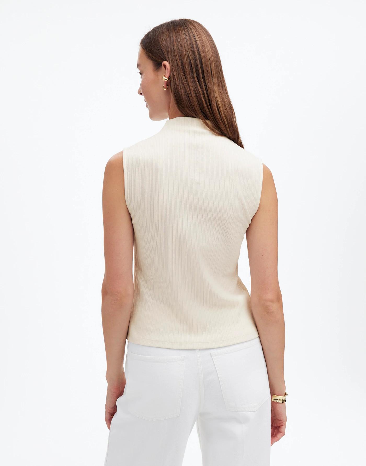 Ribbed Mockneck Tank Product Image