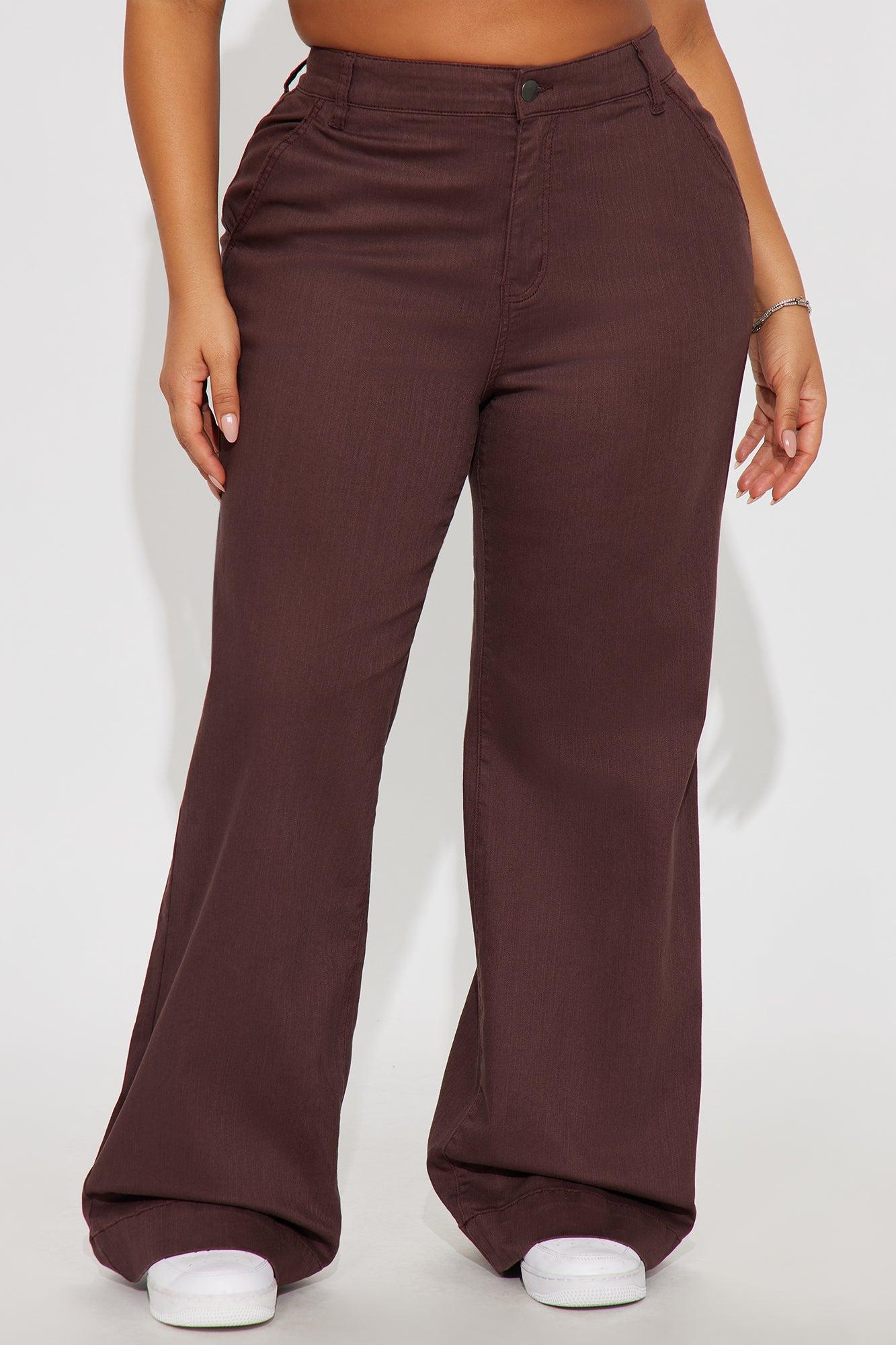 Margot Classic Color Trouser Jean - Brown Female Product Image
