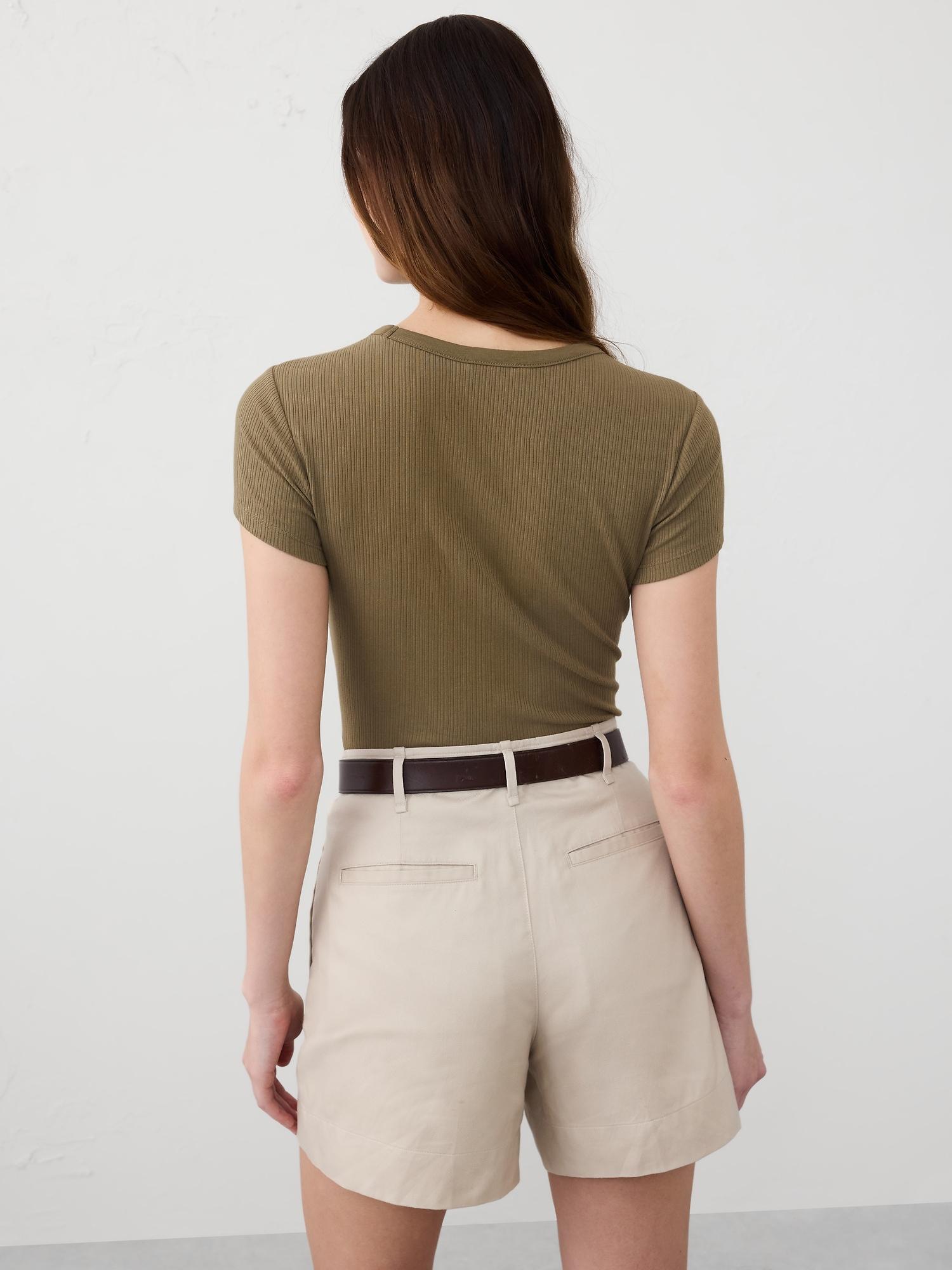 Variegated Ribbed T-Shirt Product Image