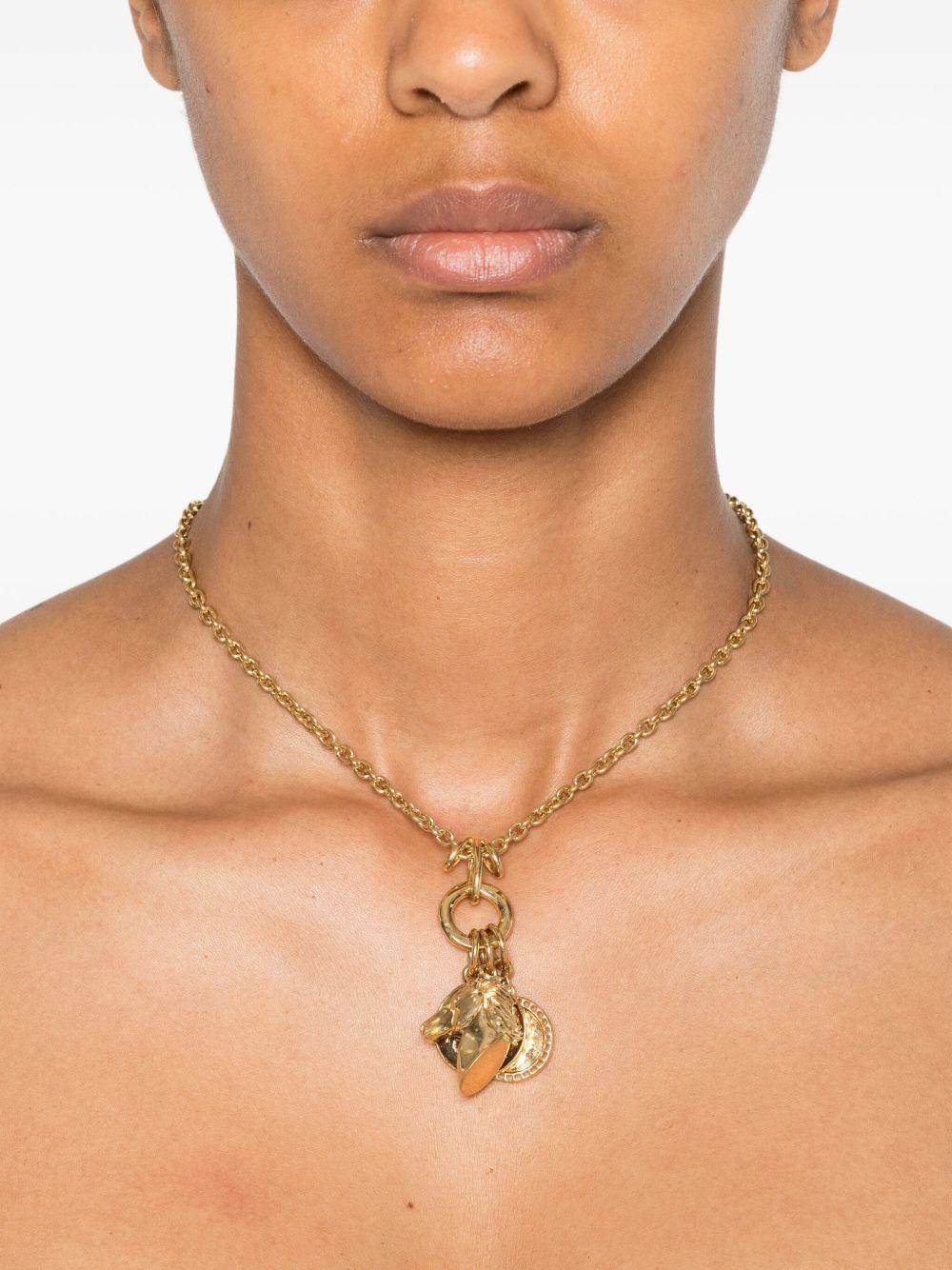 gold-tone charm necklace Product Image