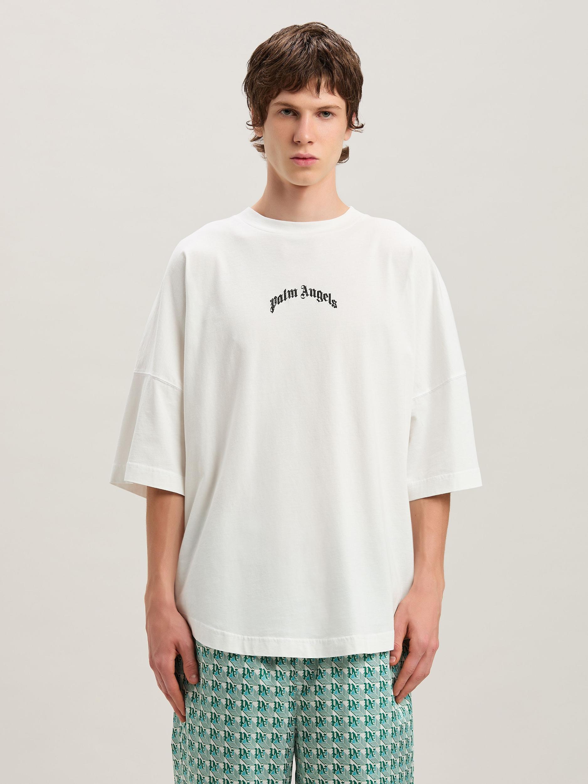 BACK CURVED LOGO OVER TEE OFF WHITE - BL Product Image
