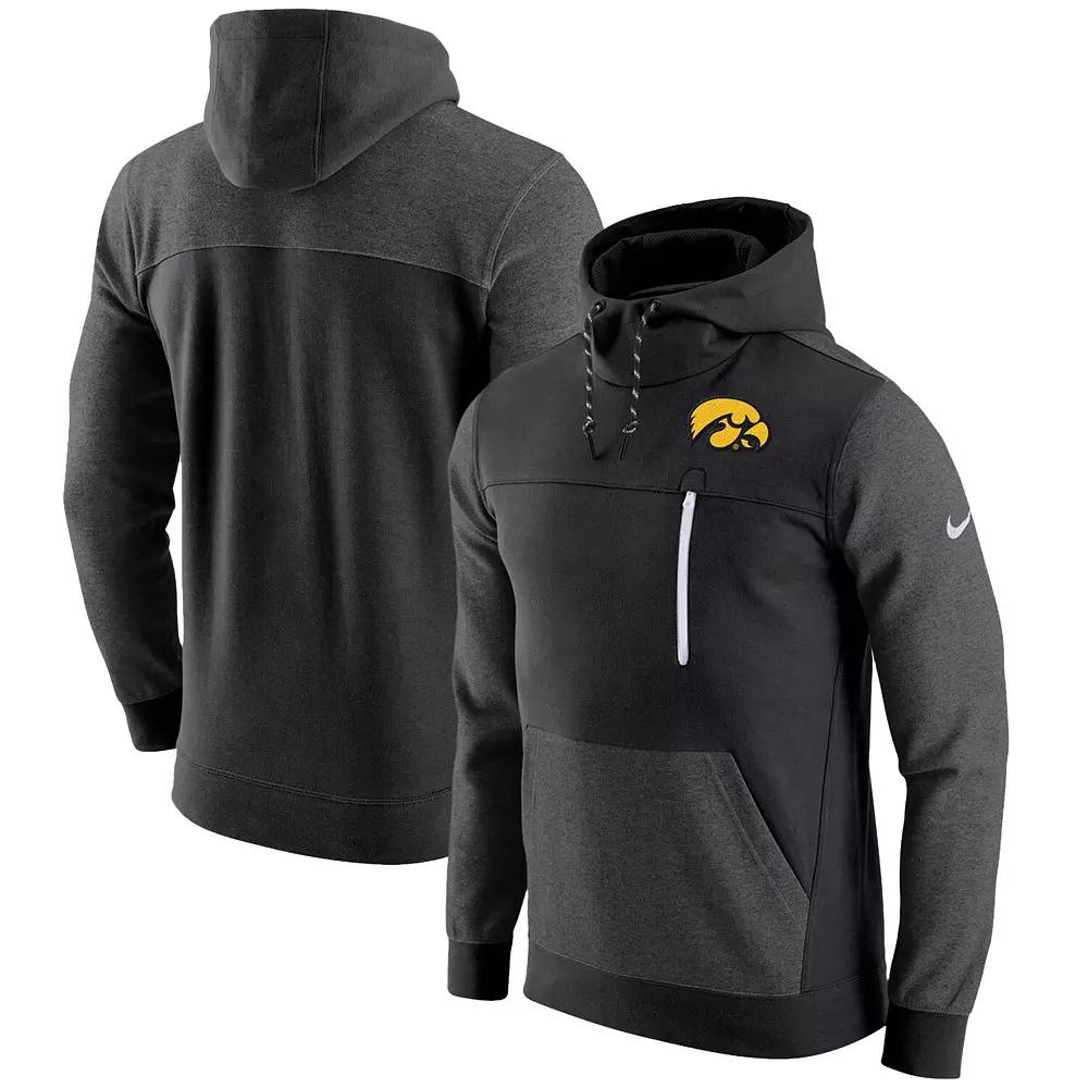 Men's Nike Black Iowa Hawkeyes AV-15 2.0 Slim Fit Pullover Hoodie,  Product Image