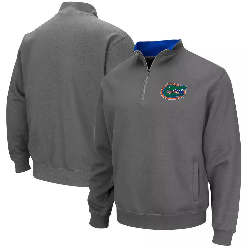 Men's Colosseum Charcoal Alabama Crimson Tide Tortugas Logo Quarter-Zip Pullover Jacket,  Product Image