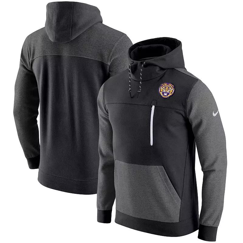 Men's Nike Black LSU Tigers AV-15 2.0 Slim Fit Pullover Hoodie,  Product Image