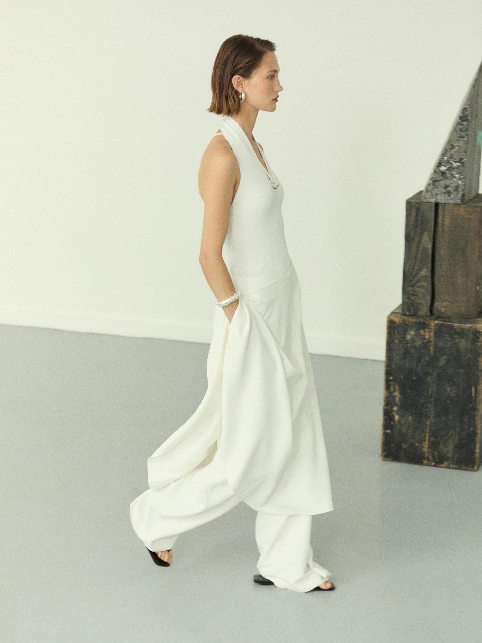 Flowing flounce skirt - STUDIO Product Image