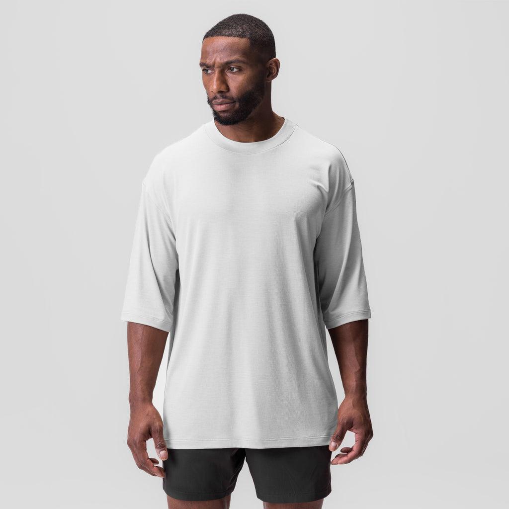 0841. 3D-Lite® 2.0 3/4-Sleeve Oversized Tee - White "OTWR" Product Image