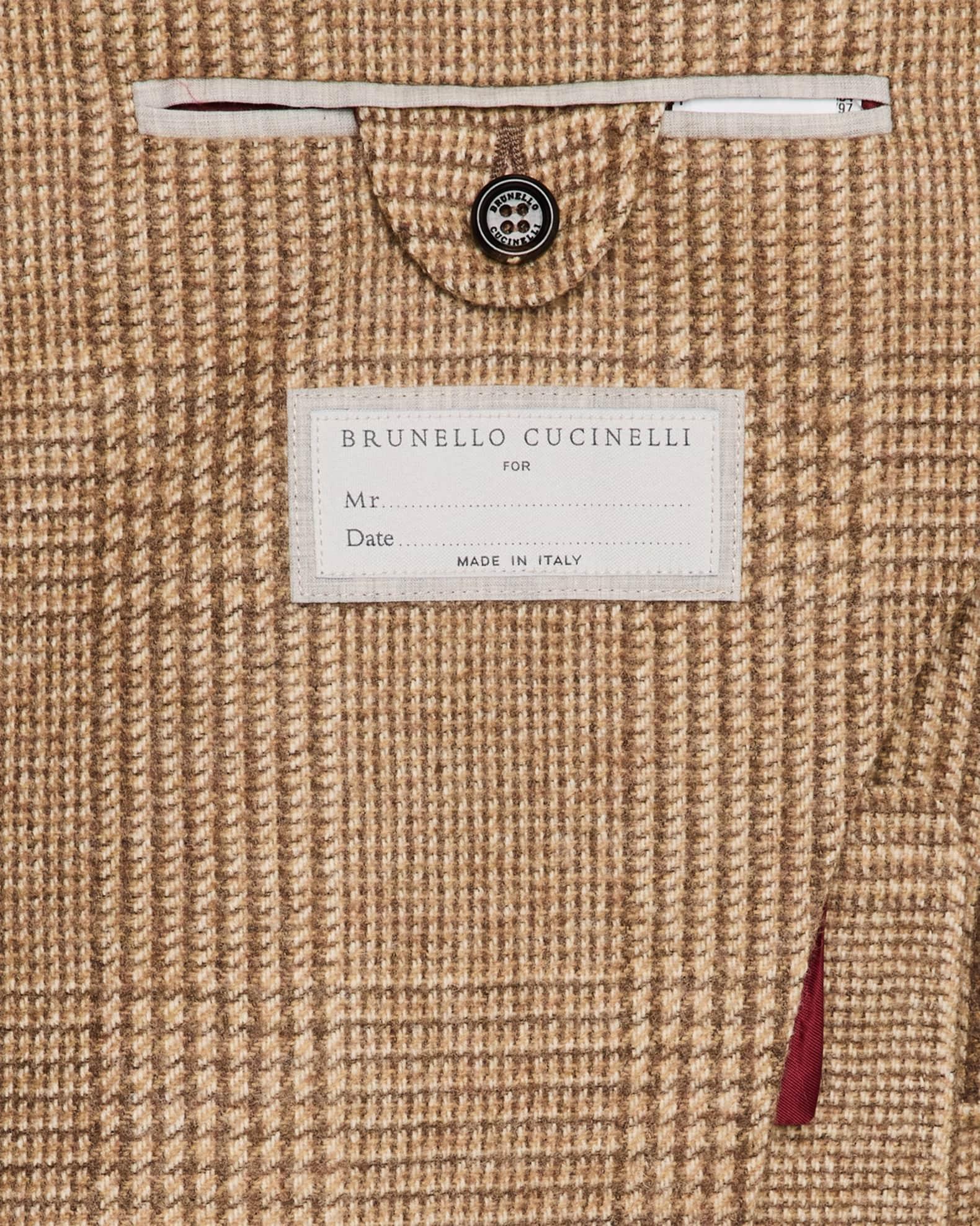 Men's Prince of Wales Single-Breasted Sport Coat Product Image