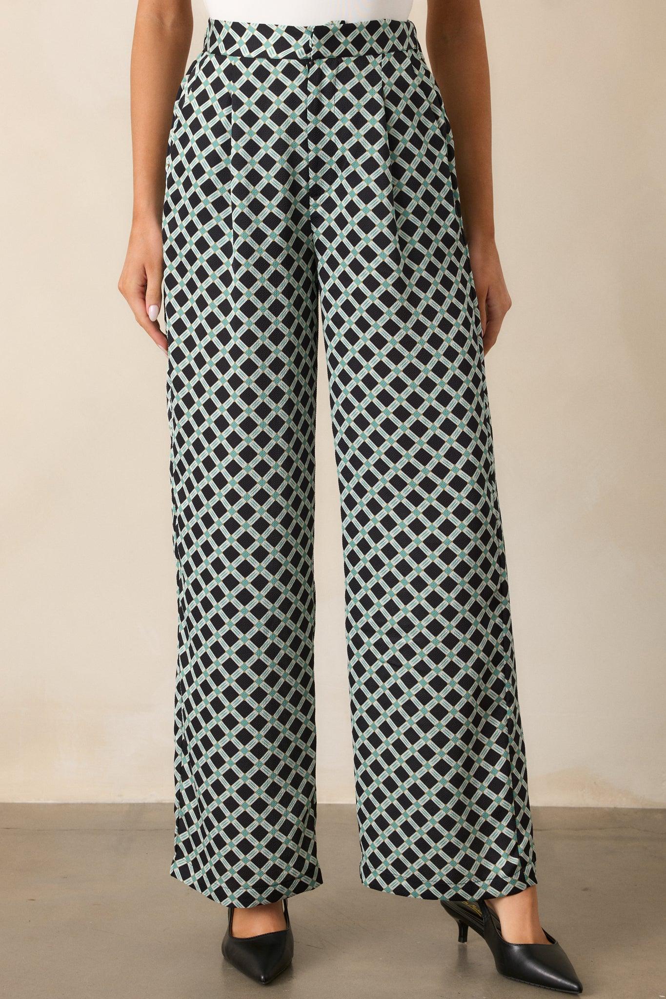 MINKPINK Nova Black Wide Leg Pant Product Image