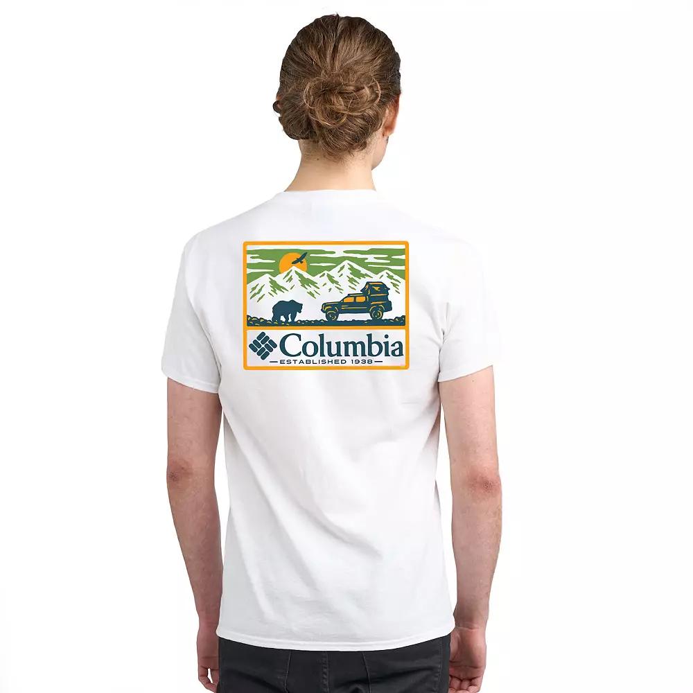 Men's Columbia Americana Adventure Print Short Sleeve Graphic Tee,  Product Image