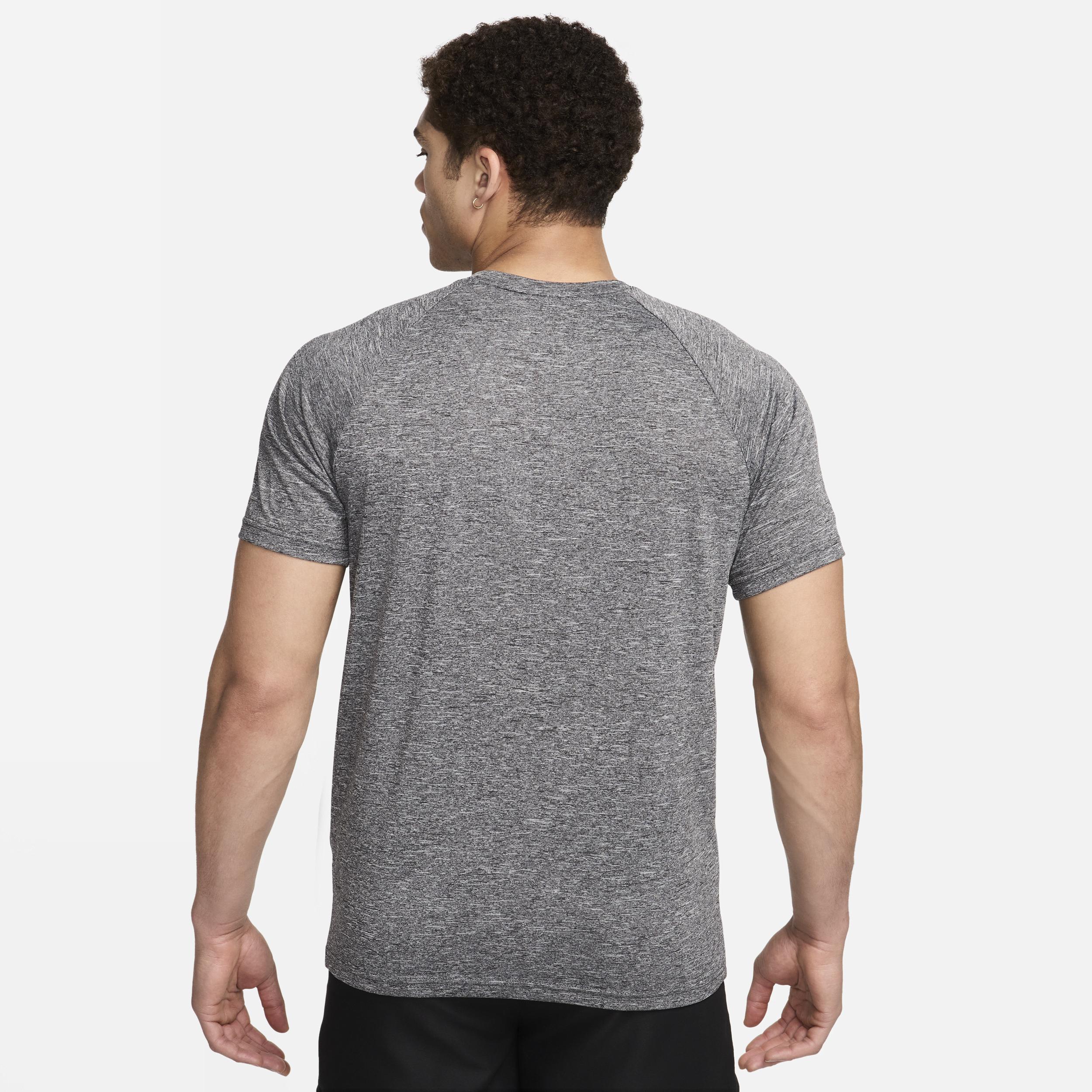 Nike Mens Heathered Short-Sleeve Hydroguard Swim Shirt | NESSA589-001 Product Image