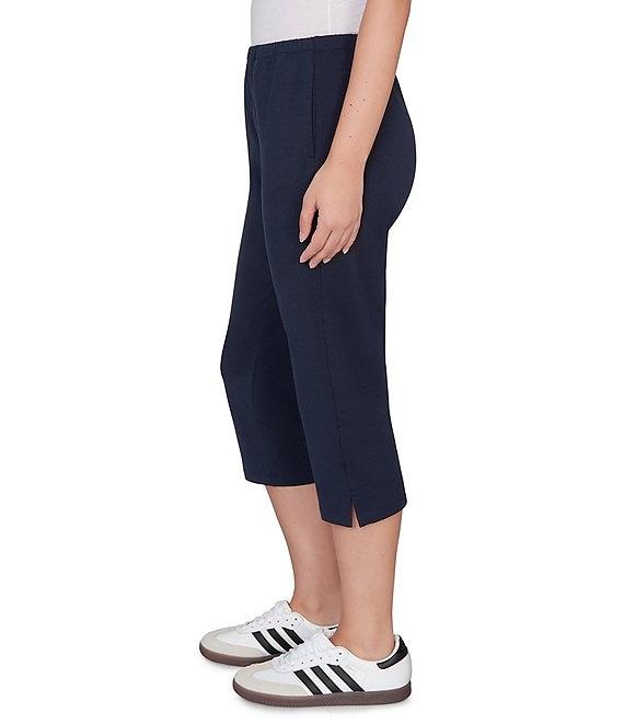 Ruby Rd. Petite Size French Terry Knit Pull-On Pants Product Image
