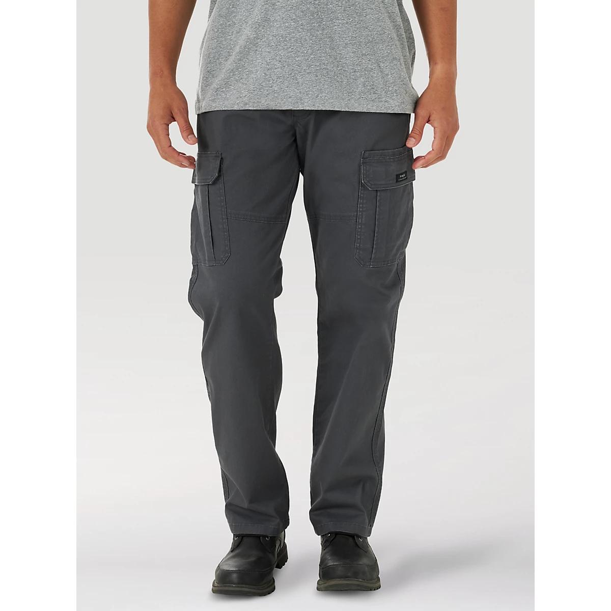 Wrangler® Men's Five Star Premium Relaxed Fit Flex Cargo Pant in Olive Drab Product Image