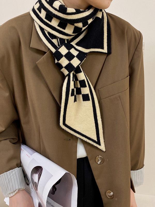 Checkerboard Split-Joint Scarf Product Image