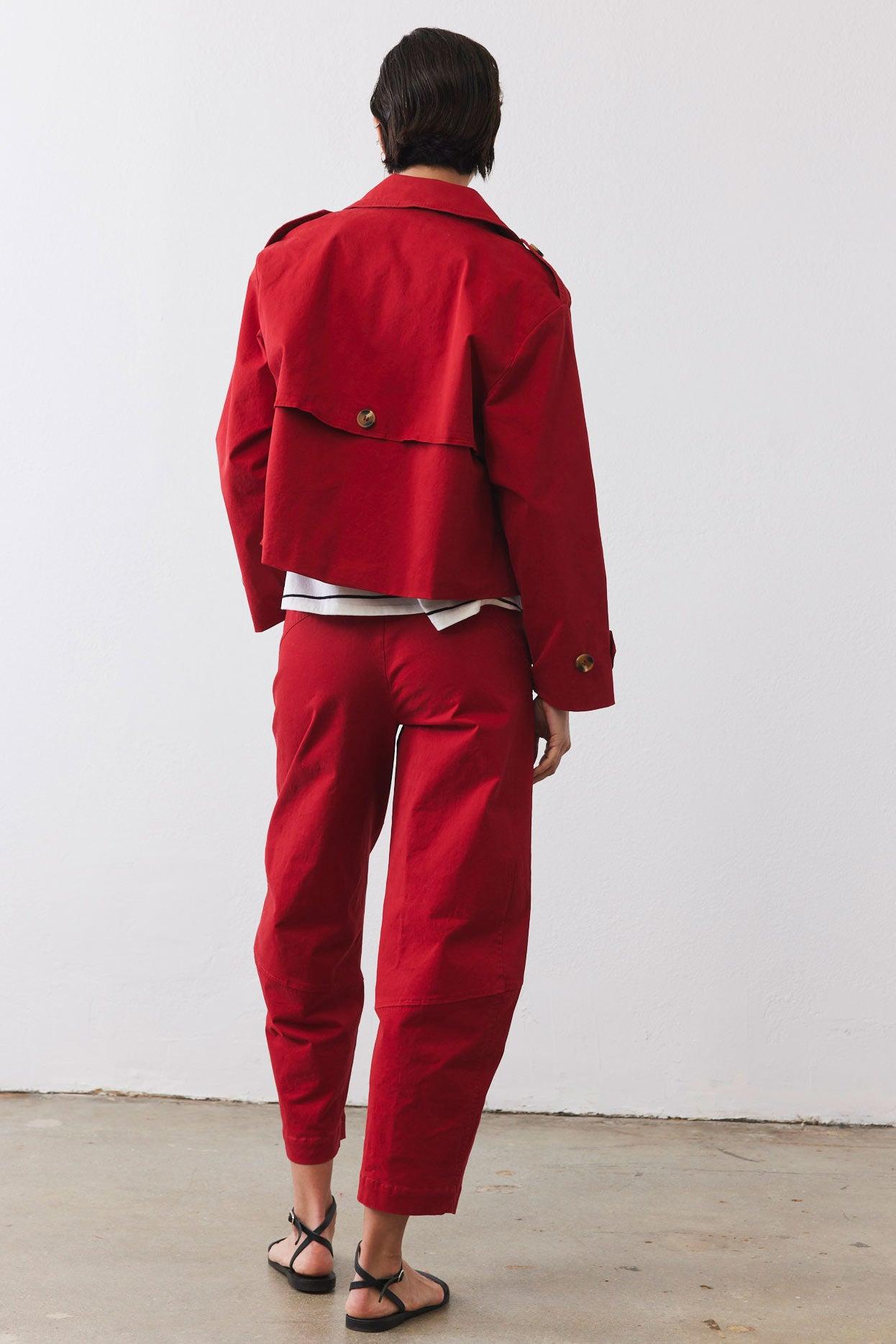 The Modern Cropped Trench Product Image