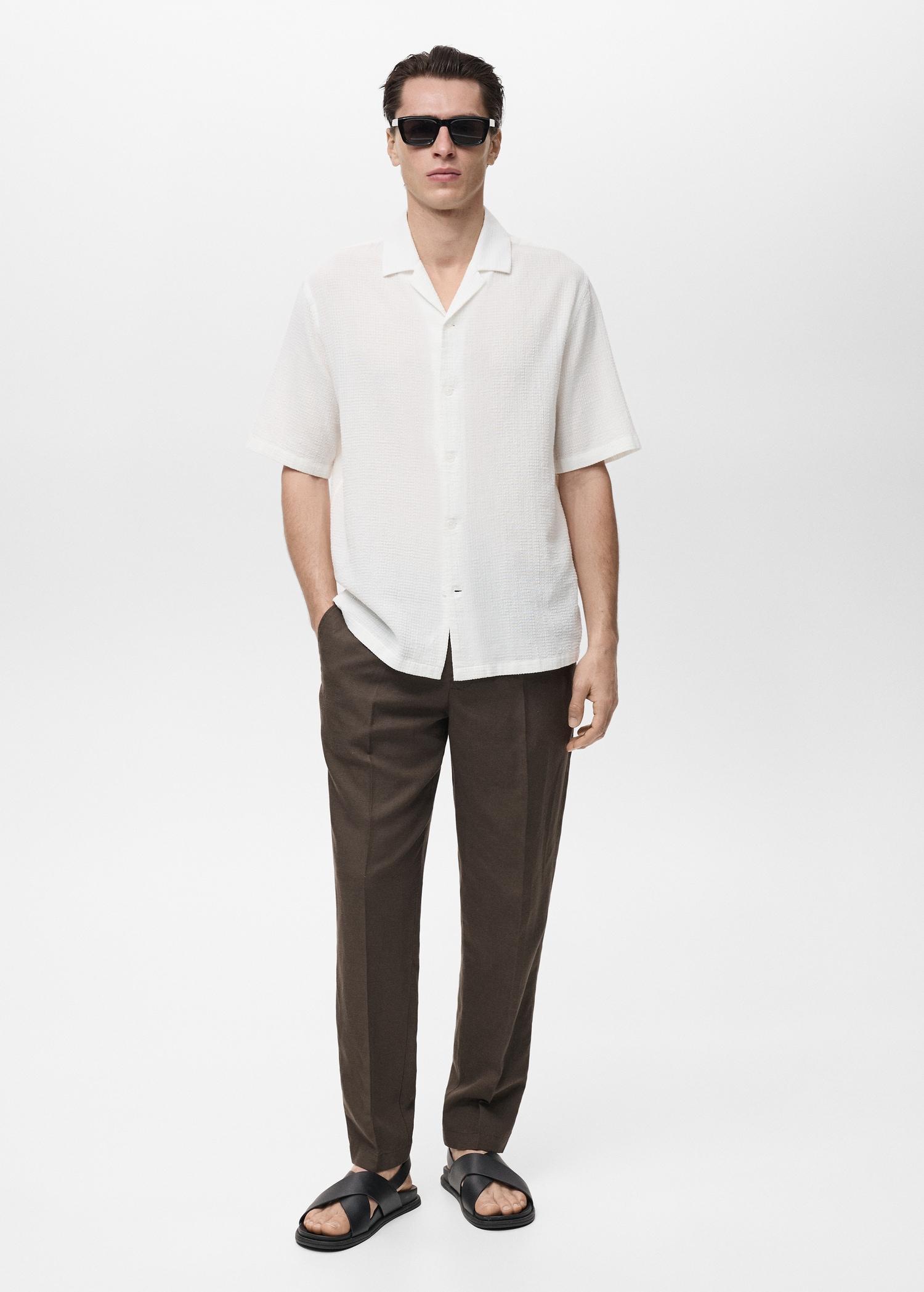 Basic drawstring swimsuit - Men | MANGO USA Product Image