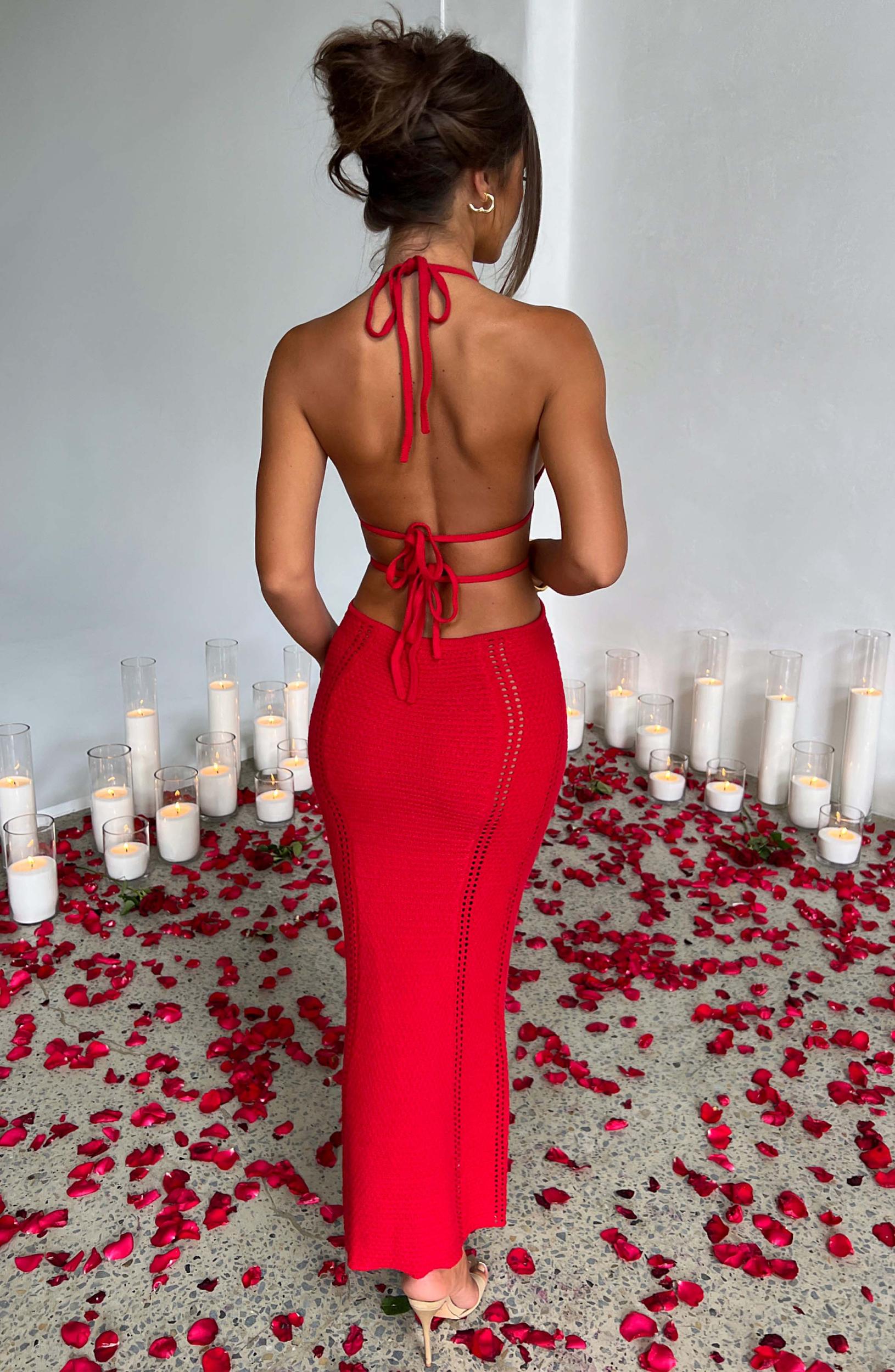 Arabella Maxi Dress - Red Product Image