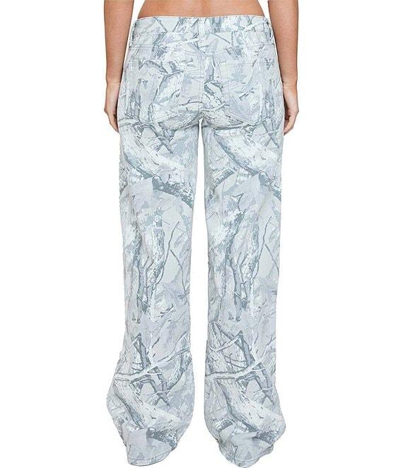 YMI Jeanswear Low Rise Loose Camo Print Pants Product Image