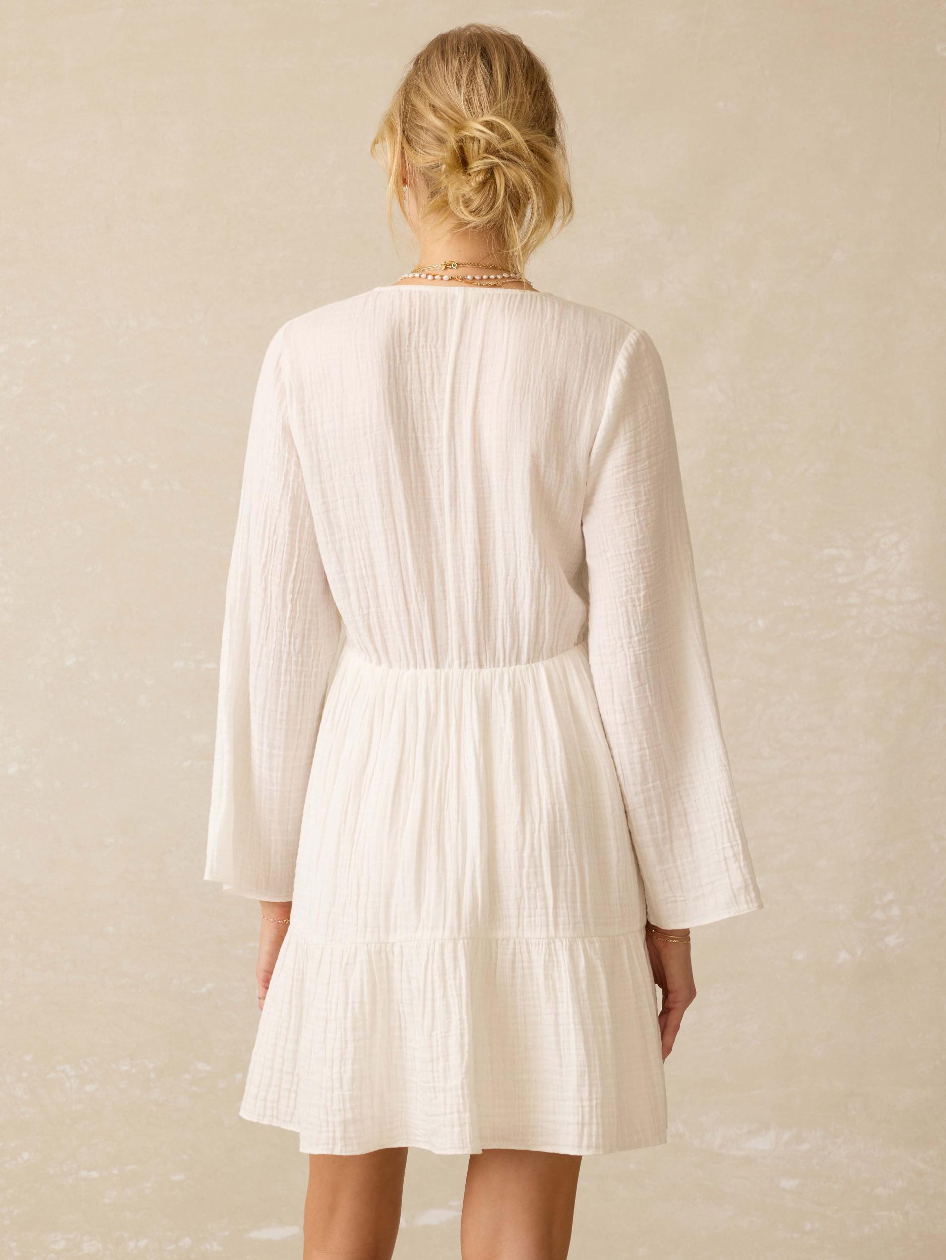 Dune Cotton Gauze Oceana Dress - White Female Product Image
