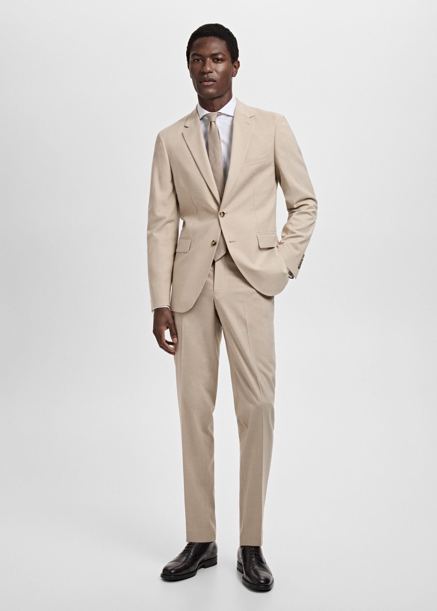 Milan slim-fit suit blazer - Men | MANGO USA Product Image