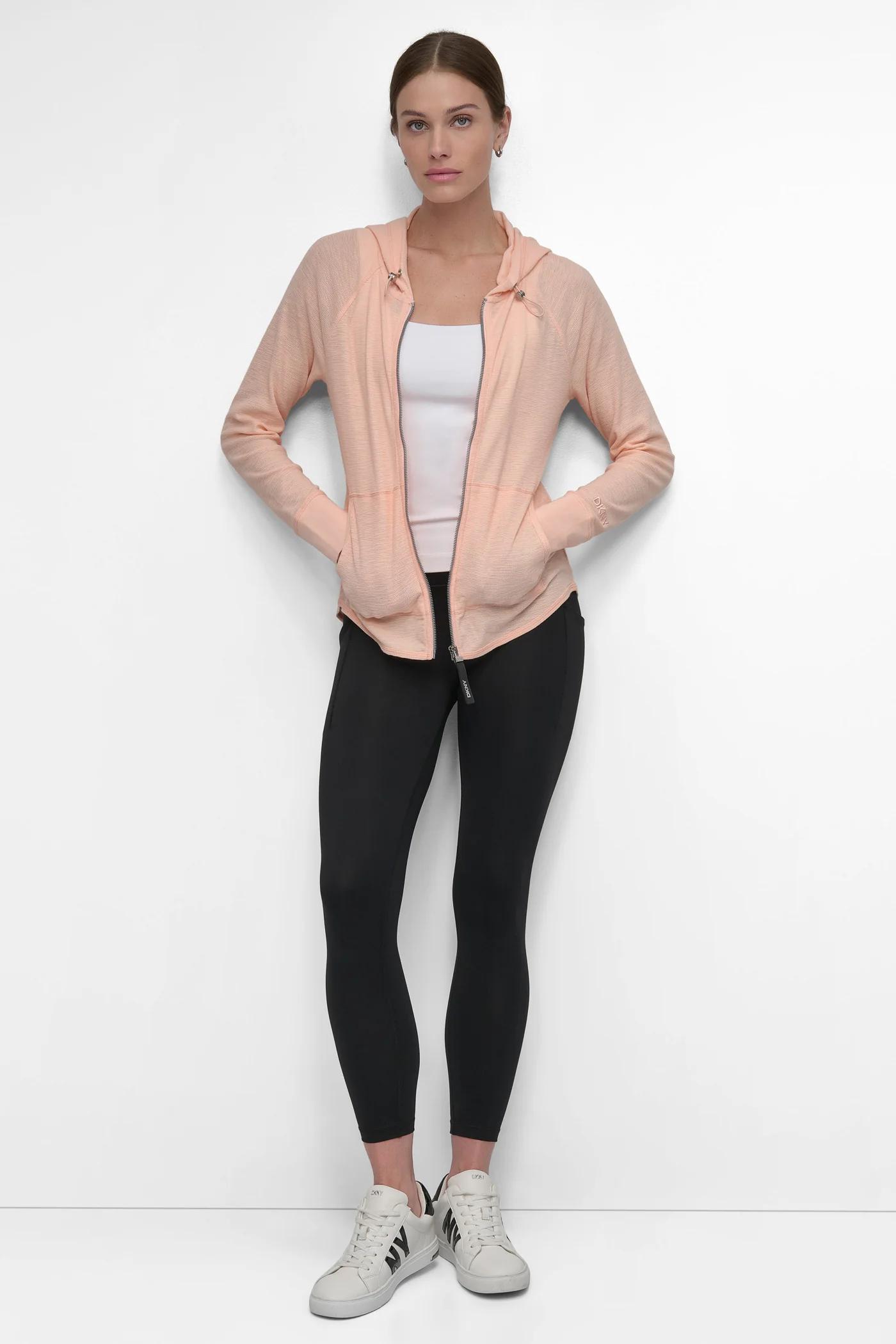 SLUB WAFFLE KNIT HOODIE Product Image