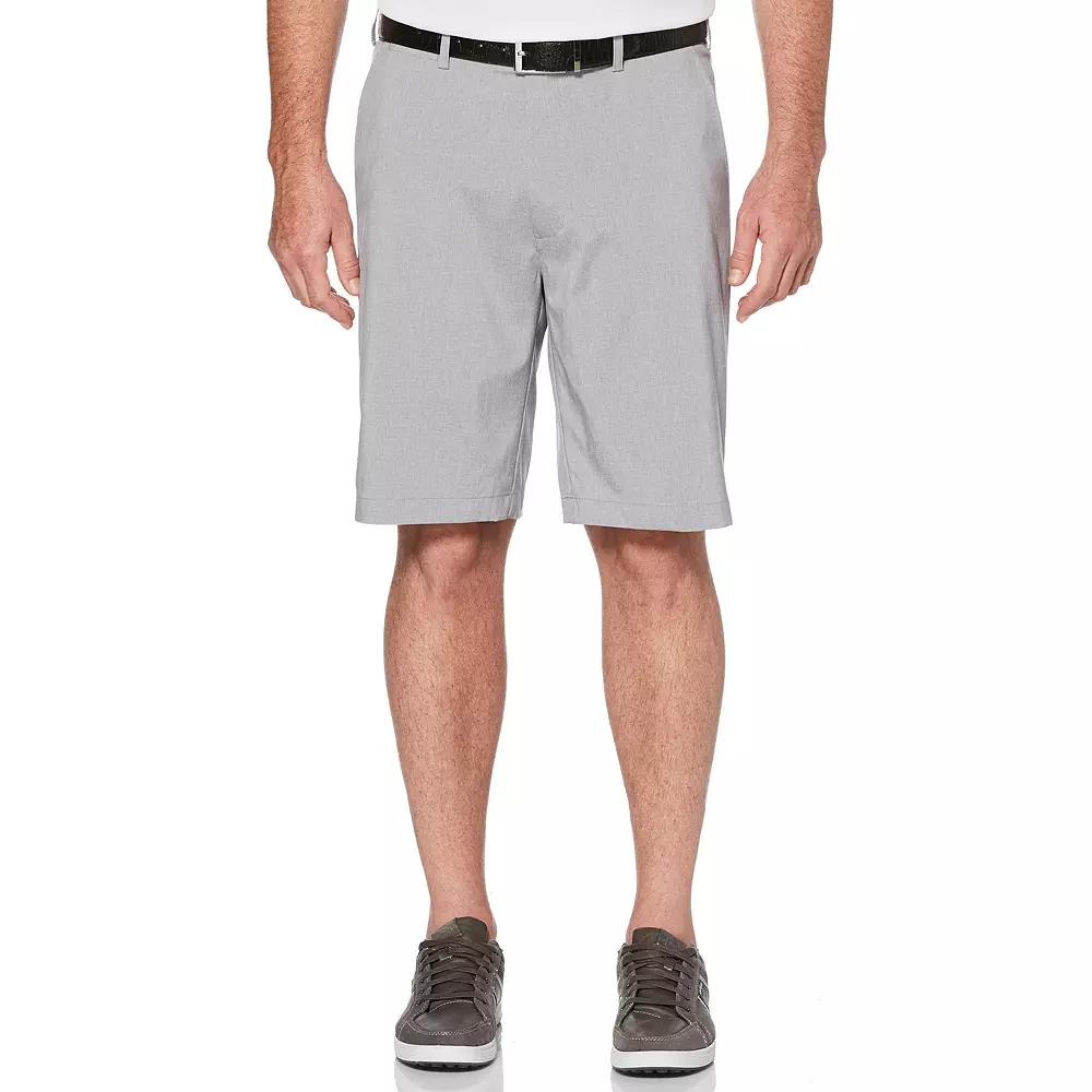 Men's Grand Slam 9" Active Waistband Stretch Golf Shorts, Size: 34, Light Gray Grey Product Image