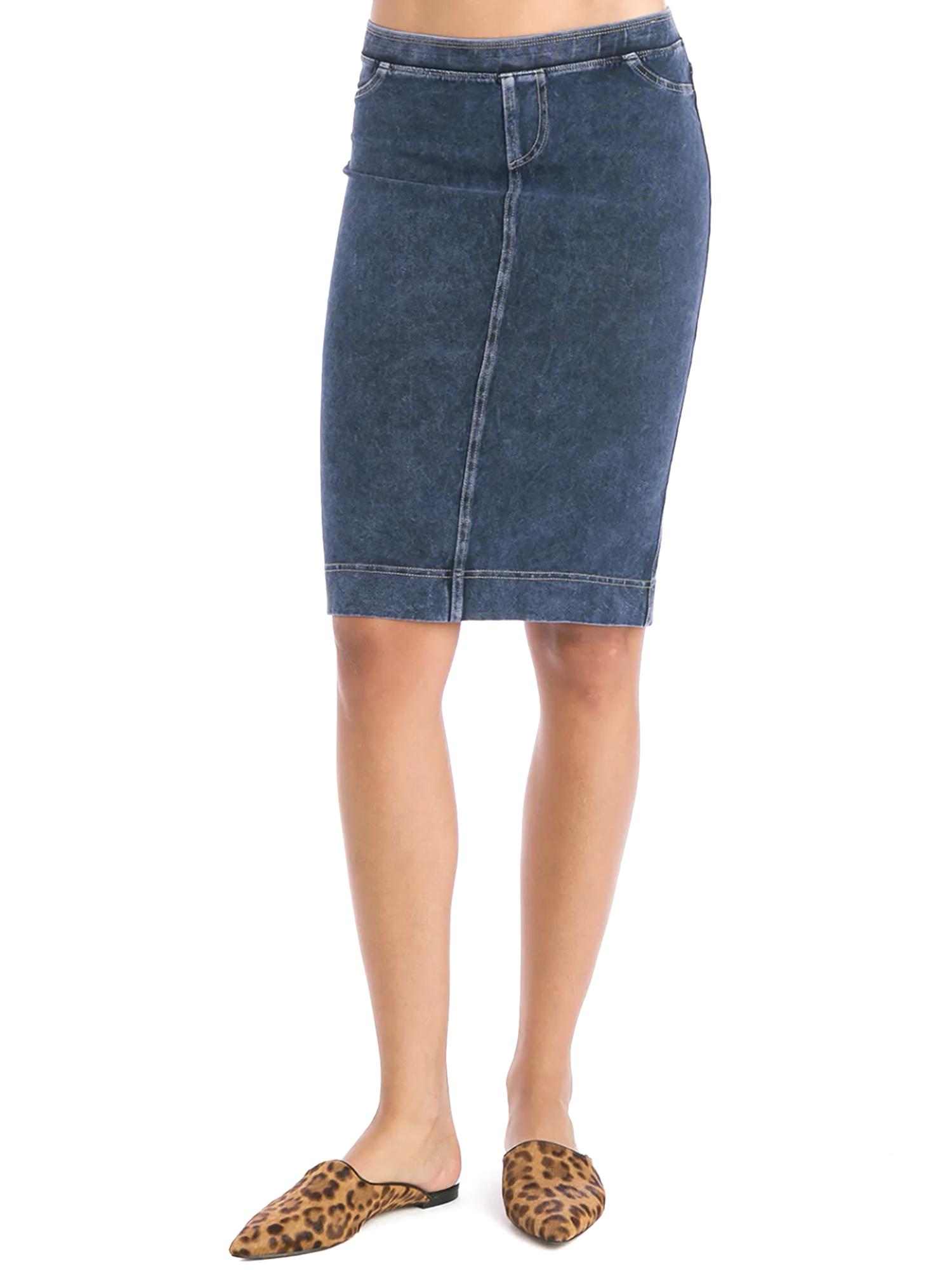 Hard Tail Denim Pencil Skirt WJ-124 Product Image