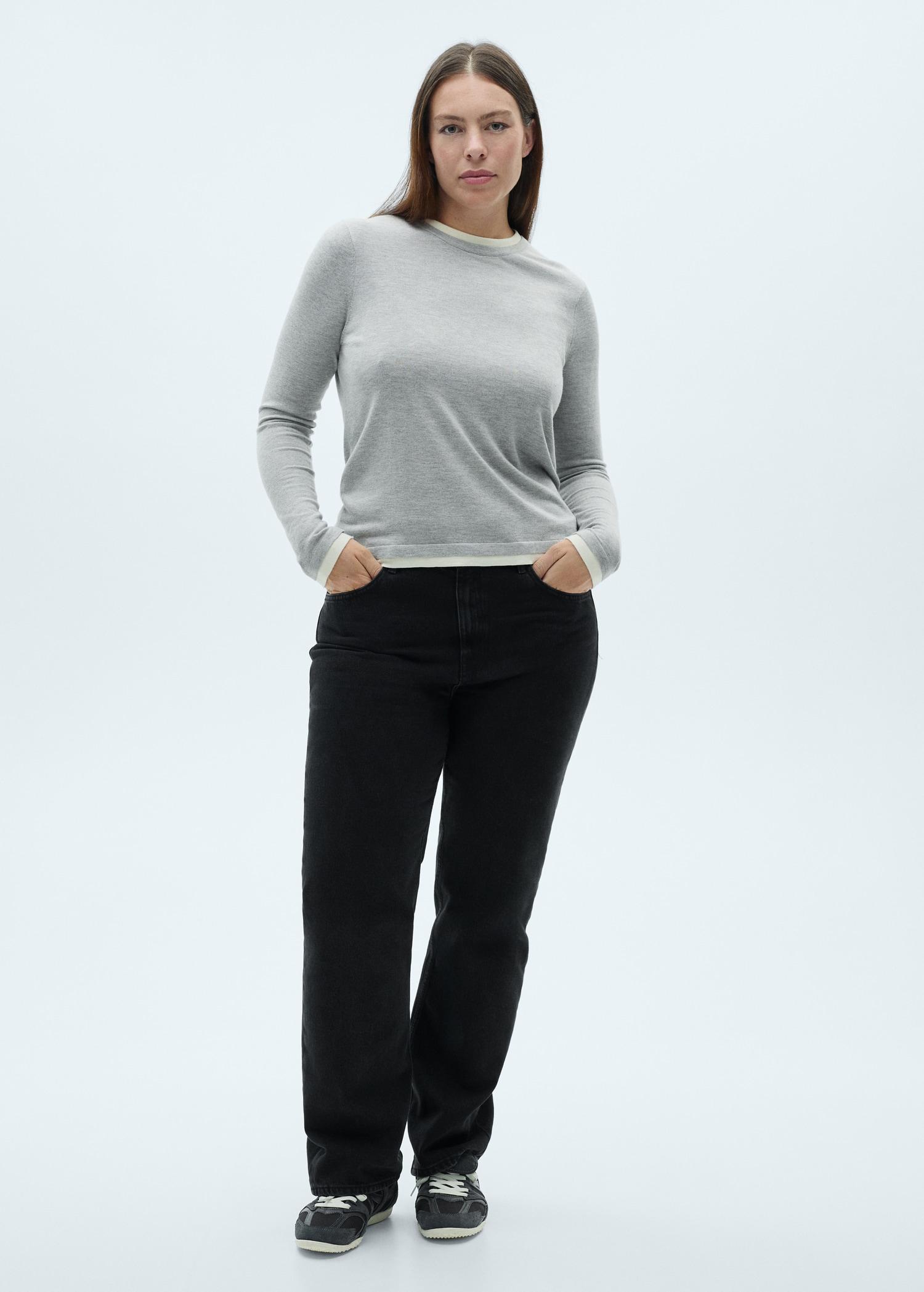 Matilda medium-rise straight-fit jeans - Women | MANGO USA Product Image