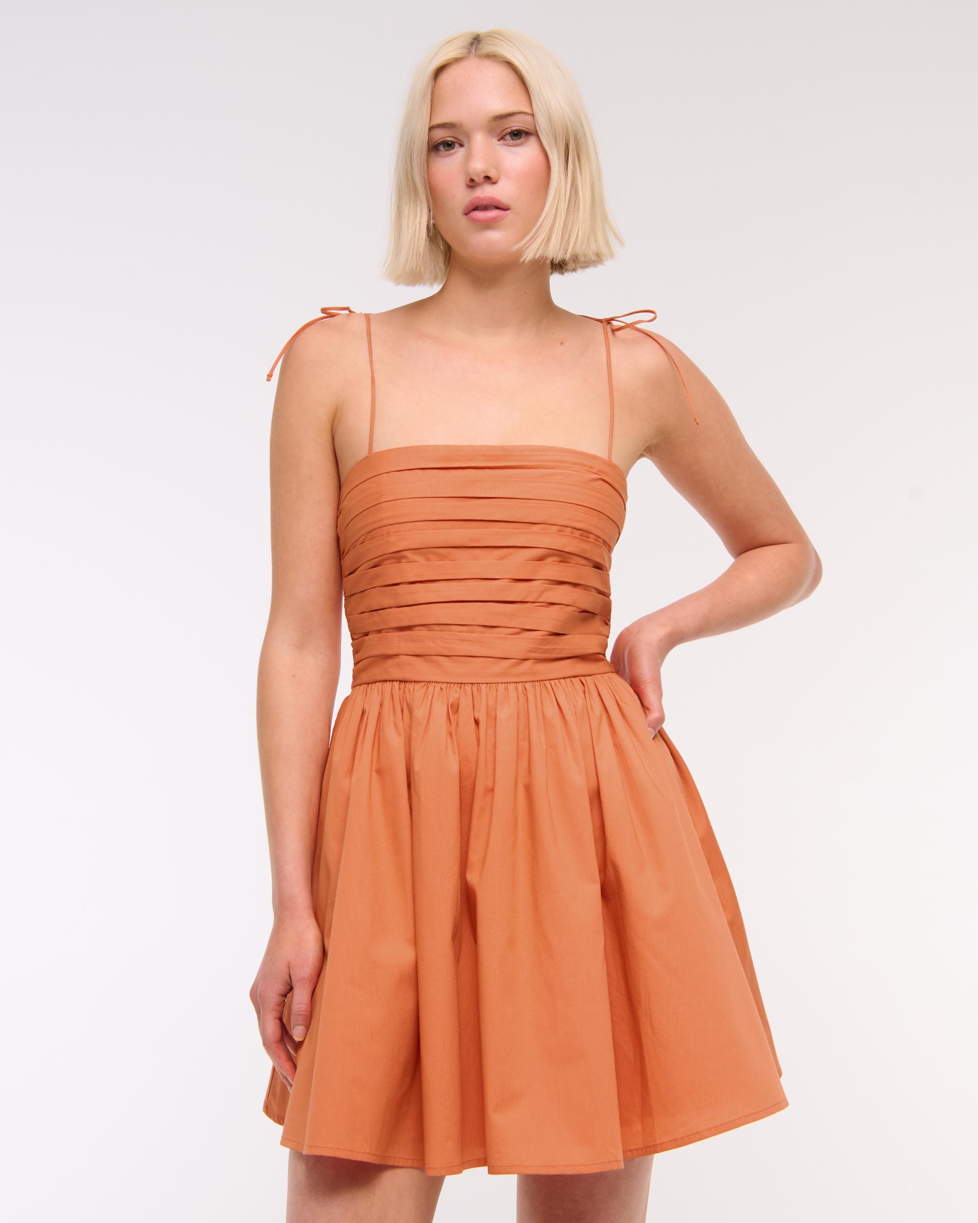 The A&F Emerson Tie-Strap Mini Dress Product Image