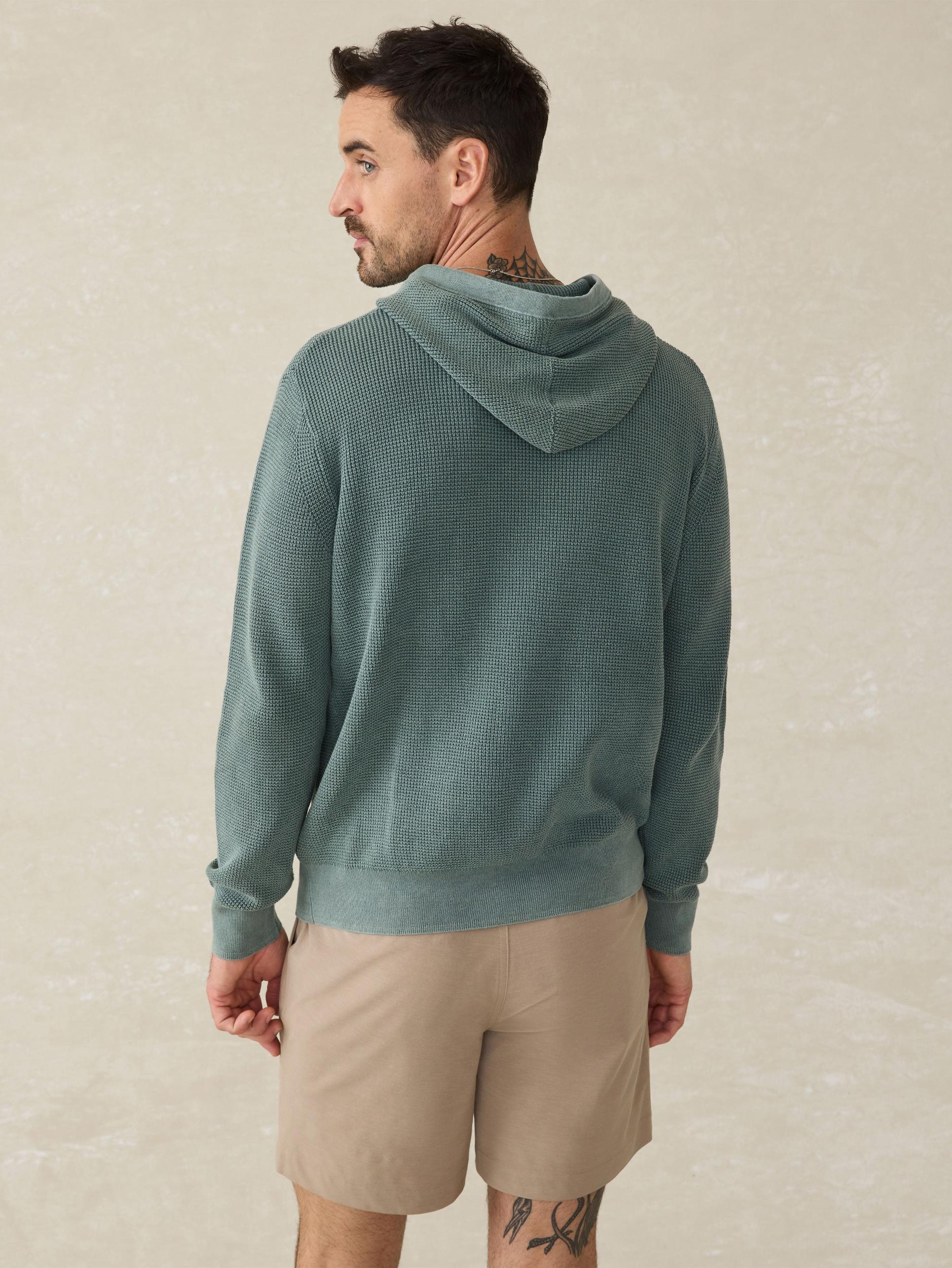 Sunwashed Sweater Hoodie - Mountain Olive Male Product Image