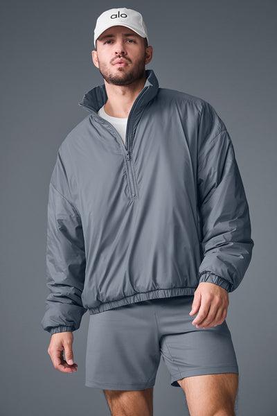 Latitude Light Weight 1/2 Zip Pullover Jacket - Steel Grey Product Image