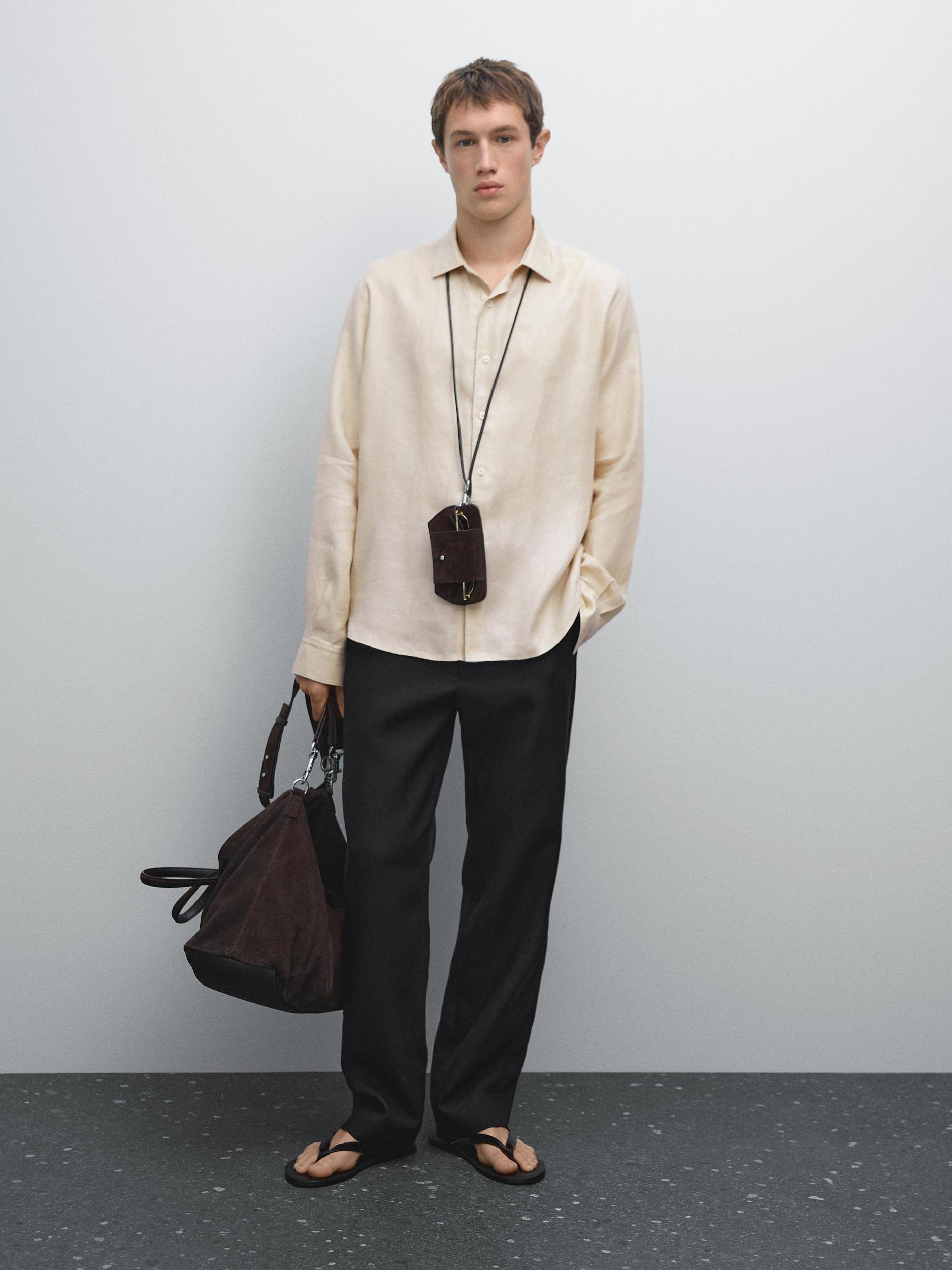 Lightweight regular fit twill shirt Product Image