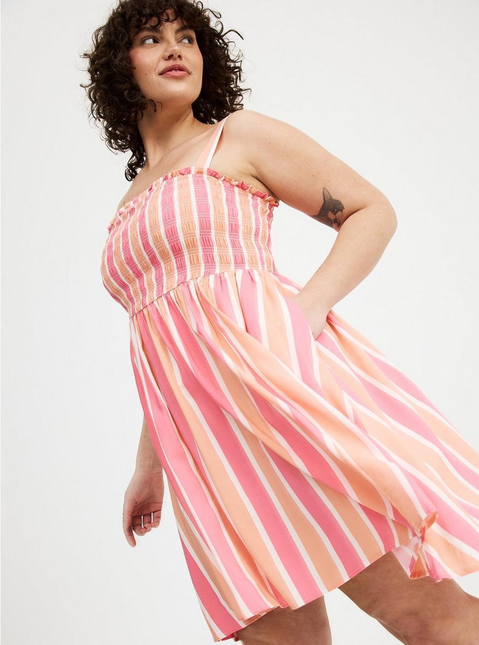 Smocked Tube Mini Dress Product Image