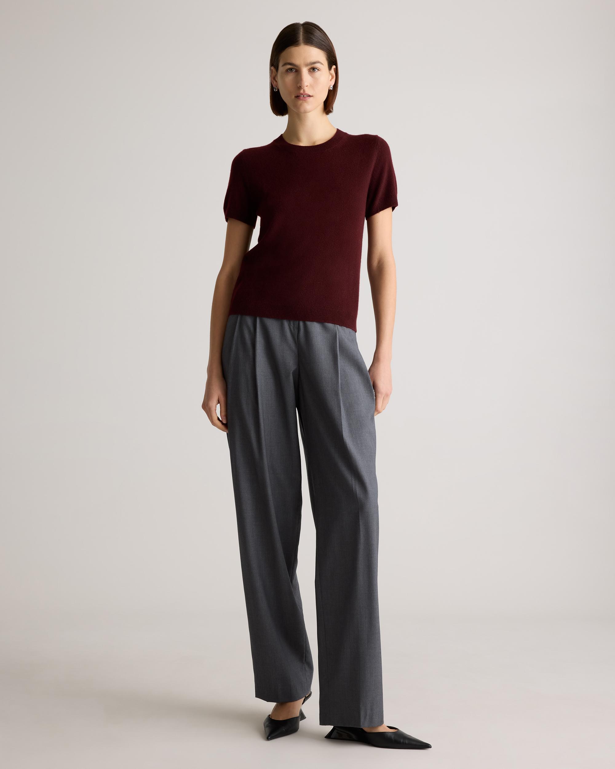 Quince | Women's Mongolian Cashmere T-Shirt Product Image