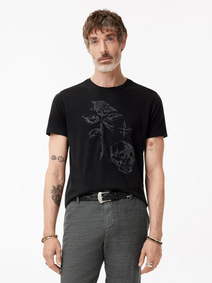 John Varvatos Rose and Skull Tee Product Image