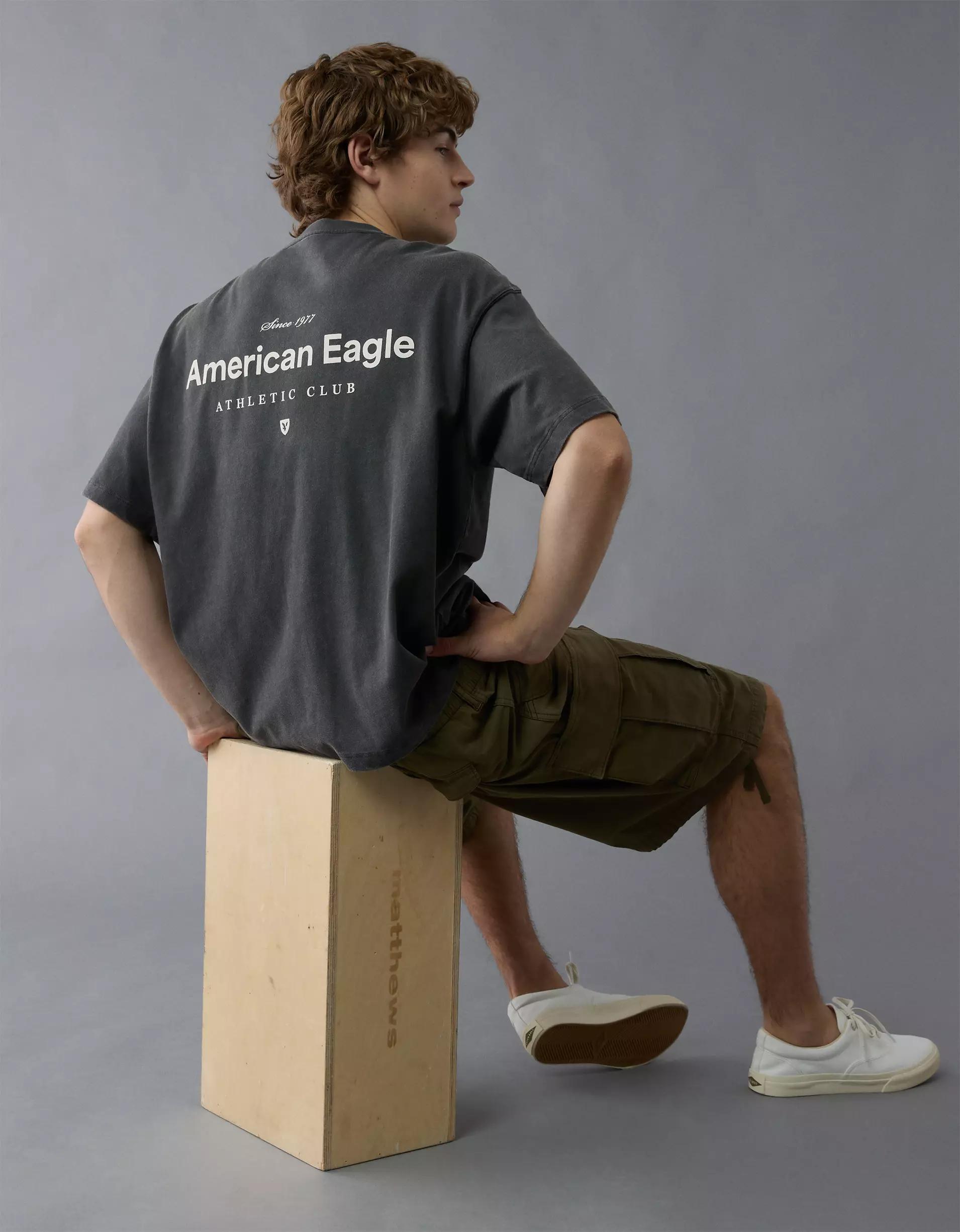 AE Boxy Logo Graphic T-Shirt Product Image