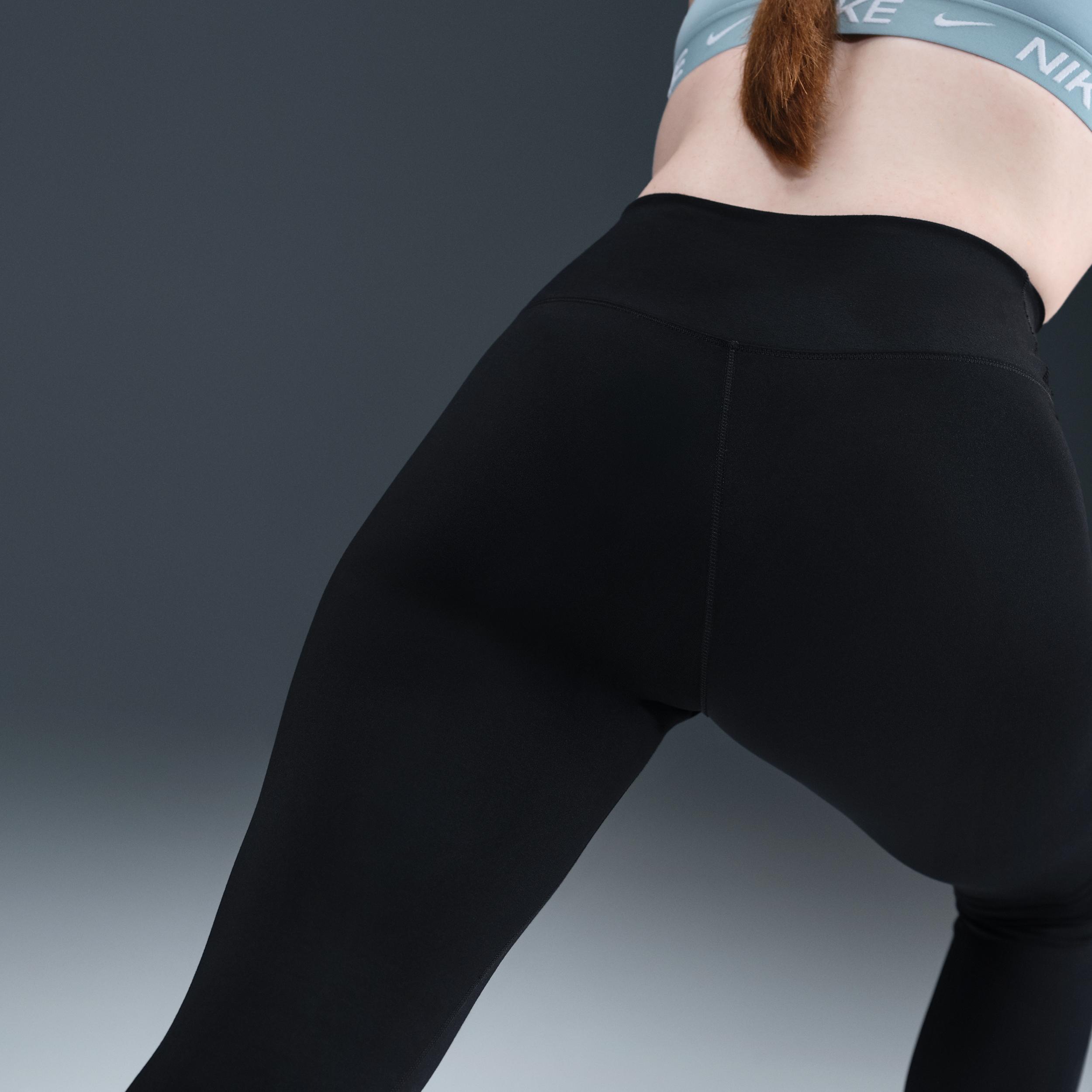 Nike Womens One Therma-FIT High-Waisted Full-Length Leggings | HV2298-010 Product Image