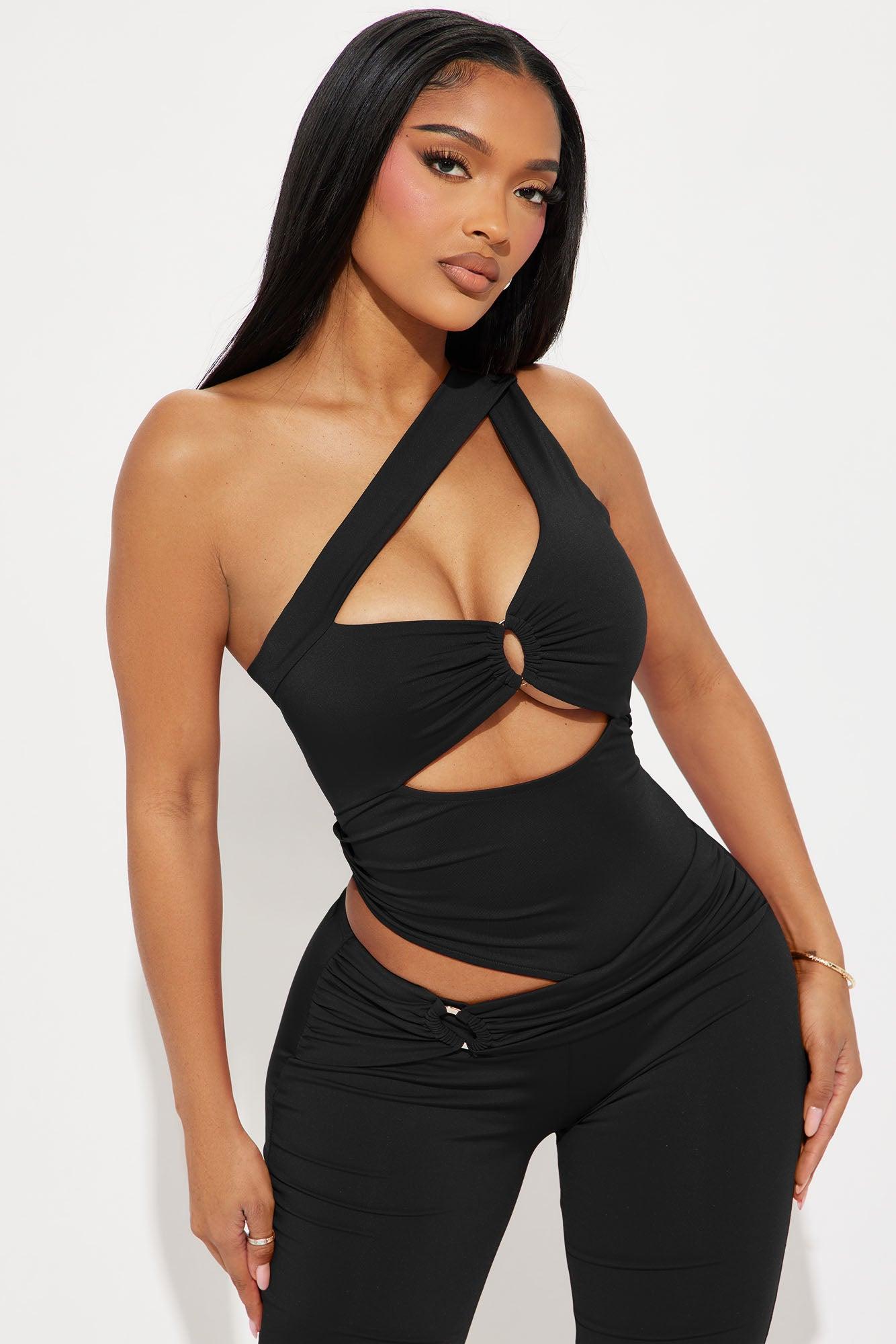 Lara Cut Out Jumpsuit - Black Female Product Image